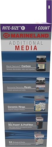 Vista 4 de MarineLand Filtro de micrones 1 unidad para, cartucho de pulido de agua, se adapta al filtro Emperor Pro 450, Rite-Size E