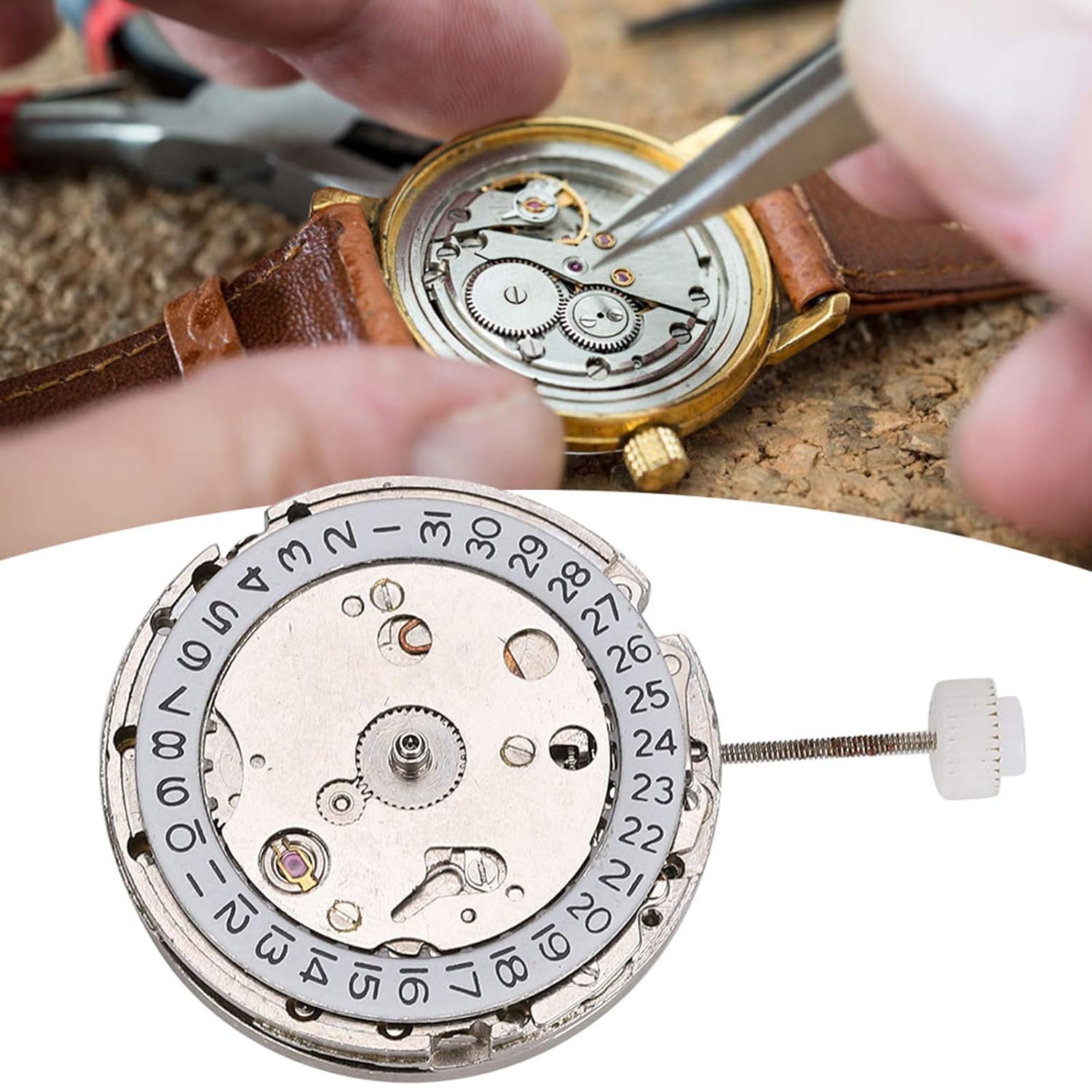 2813 Professional Watch Movement Watching, Watch Accessories, Watch Movement Automatic,Movement Automatic Mechanical Movement Replacement Part