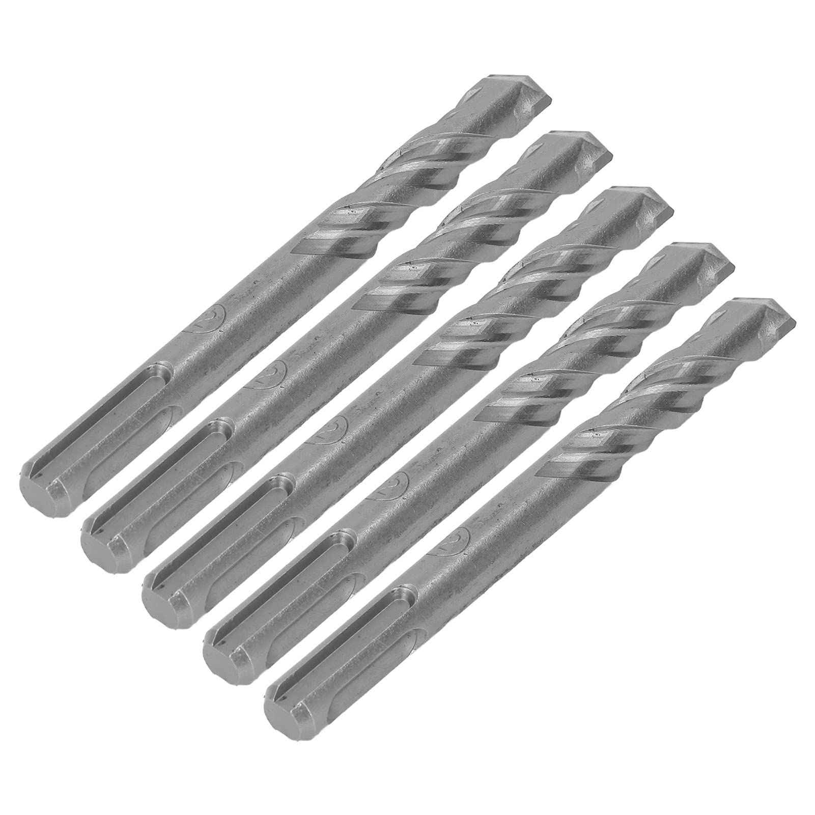 Punte per trapano a percussione, Set di punte for trapano a percussione 110 mm, 5 pezzi, in metallo duro(12mm)