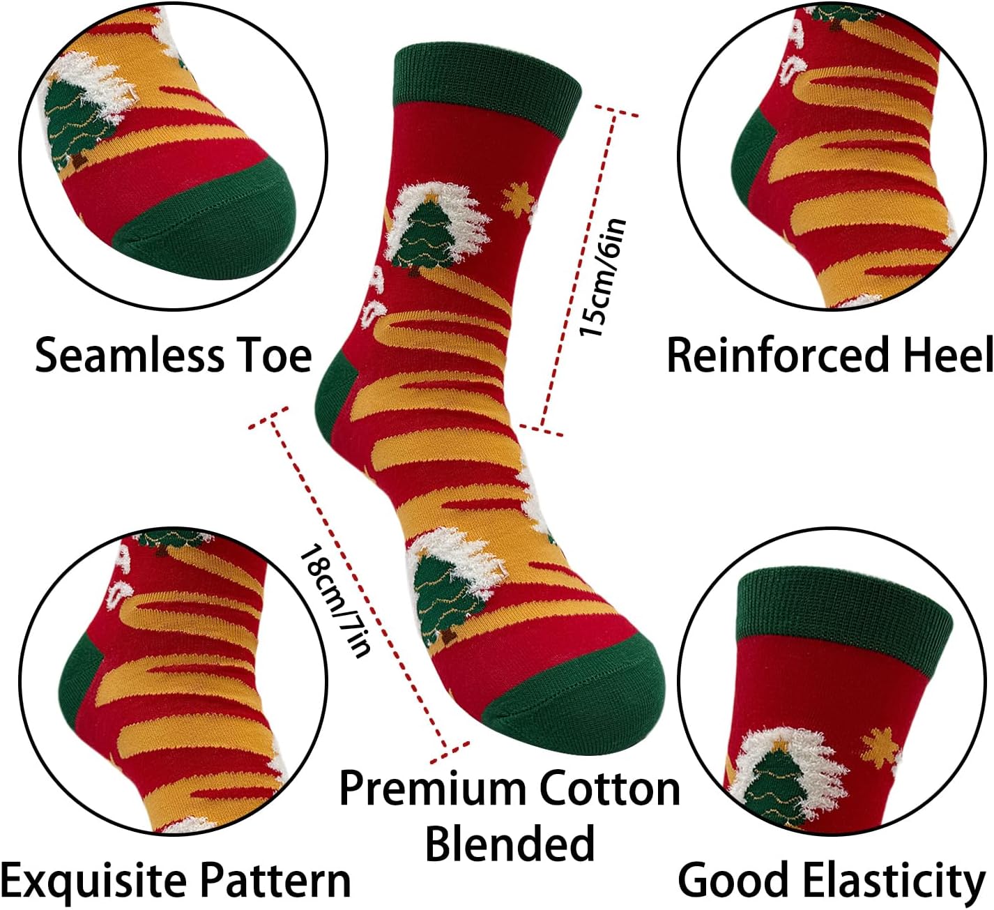 Trombone Brass-Wind Instrument Novelty Crew Socks Comfortable Casual Crazy Socks For Men Women - Image 4