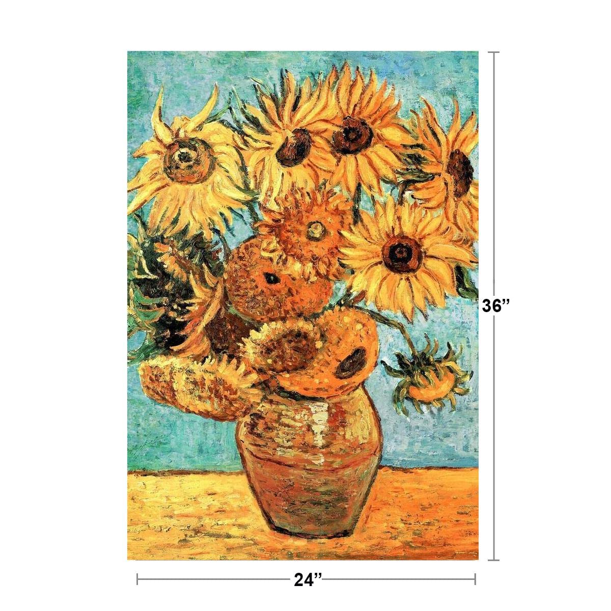 Amazon.com: Vincent Van Gogh Vase With Twelve Sunflowers Cool Wall
