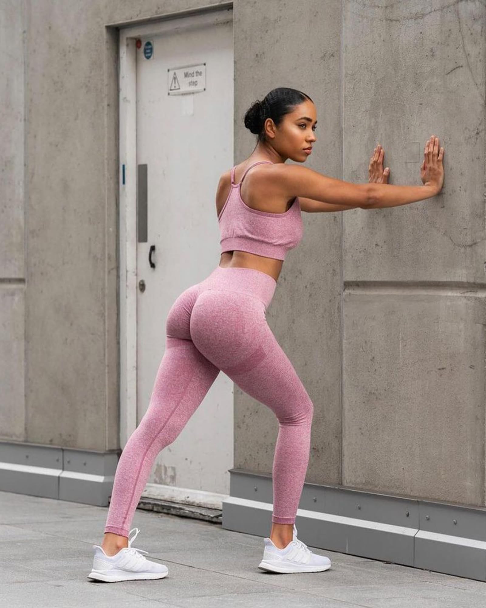 SALSPOR Workout Leggings for Women, Butt Lifting Gym Scrunch Butt Seamless Leggings