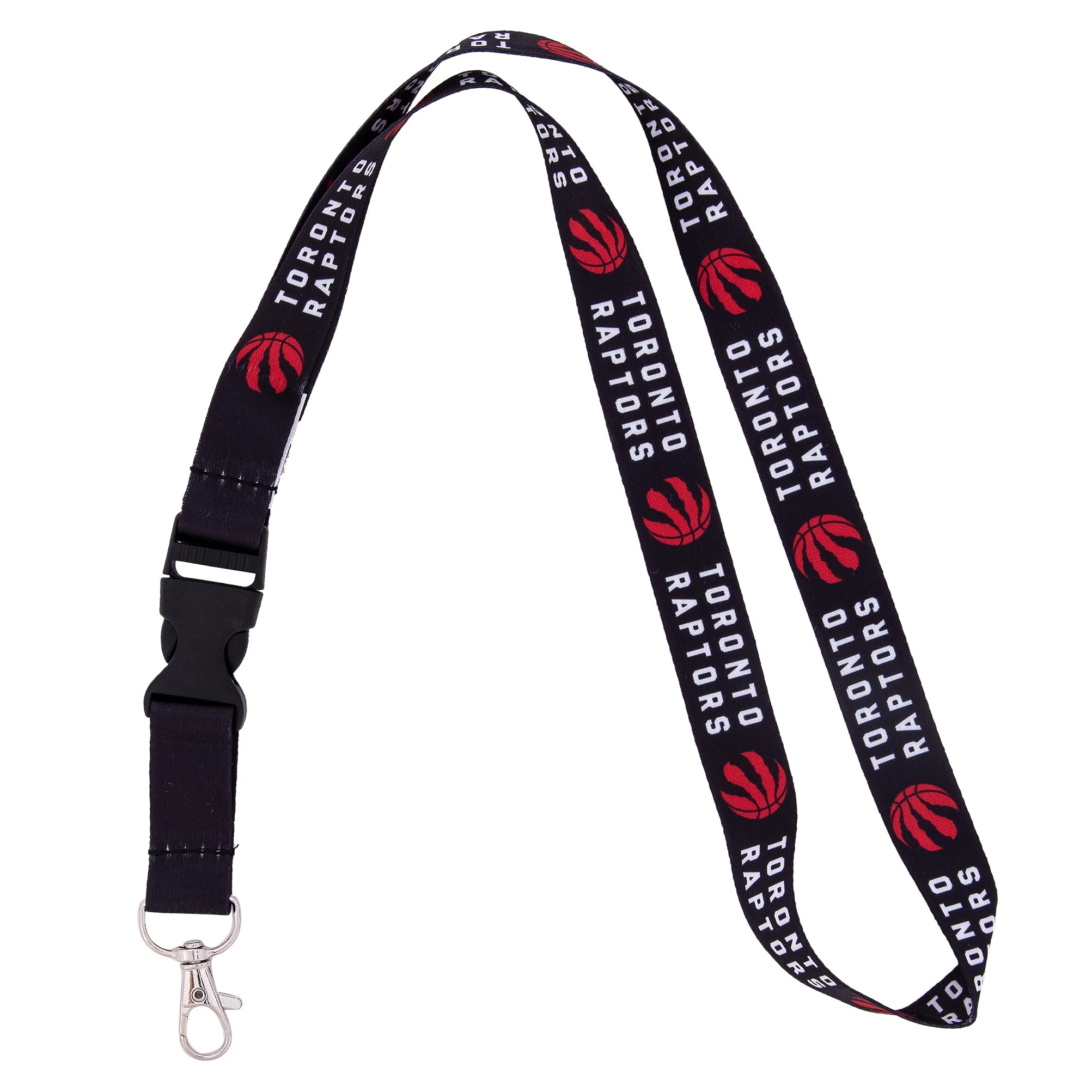 Toronto Raptors NBA National Basketball Association Car Keys ID Badge Holder Lanyard Keychain Detachable Breakaway Snap Buckle (Lanyard 2)