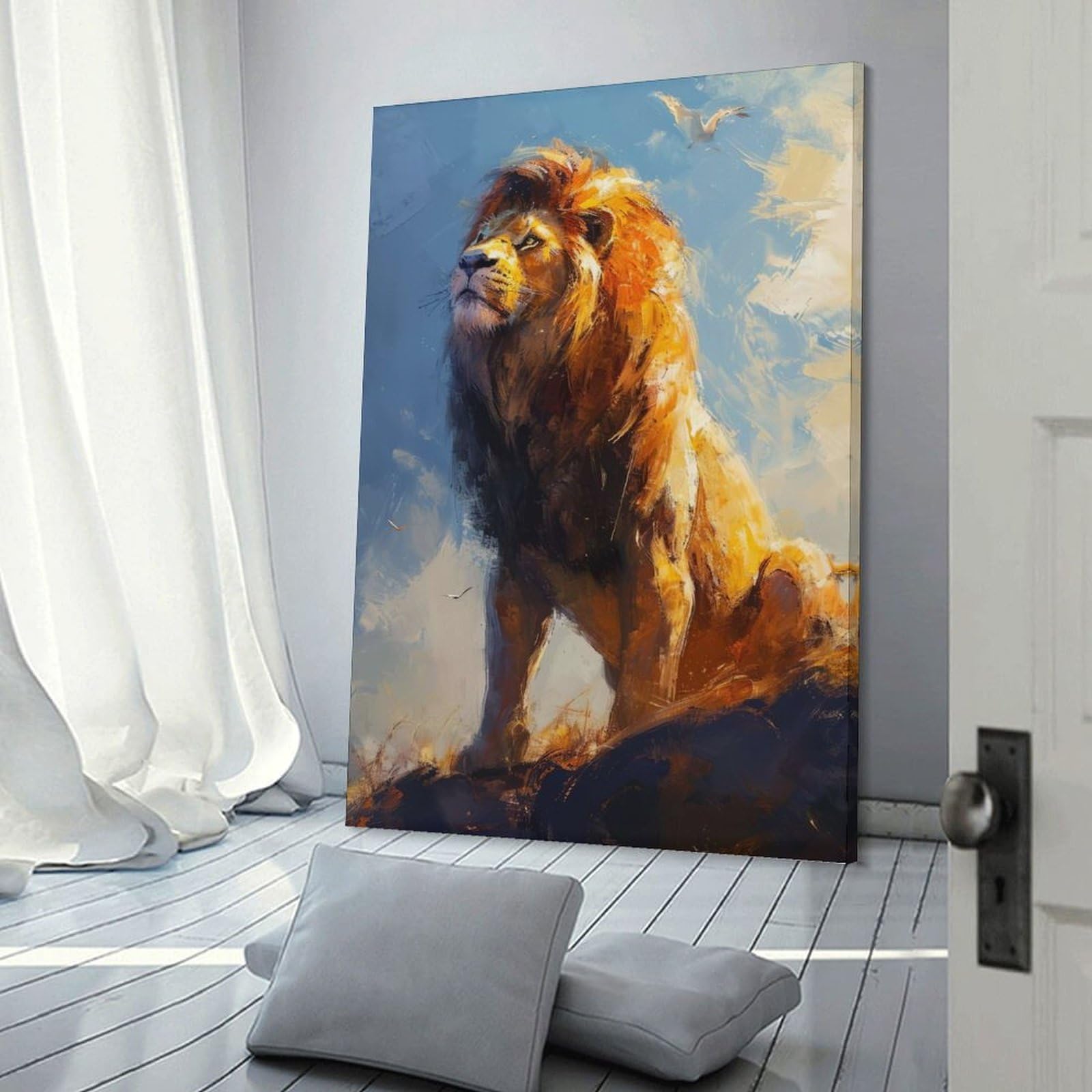 Junmoney Regal Rock Majesty Home Decor Wall Art, 20x30inch(50x75cm), for Apartments, Flats Or New Home Decor, An Easy Choice for New Home Styling