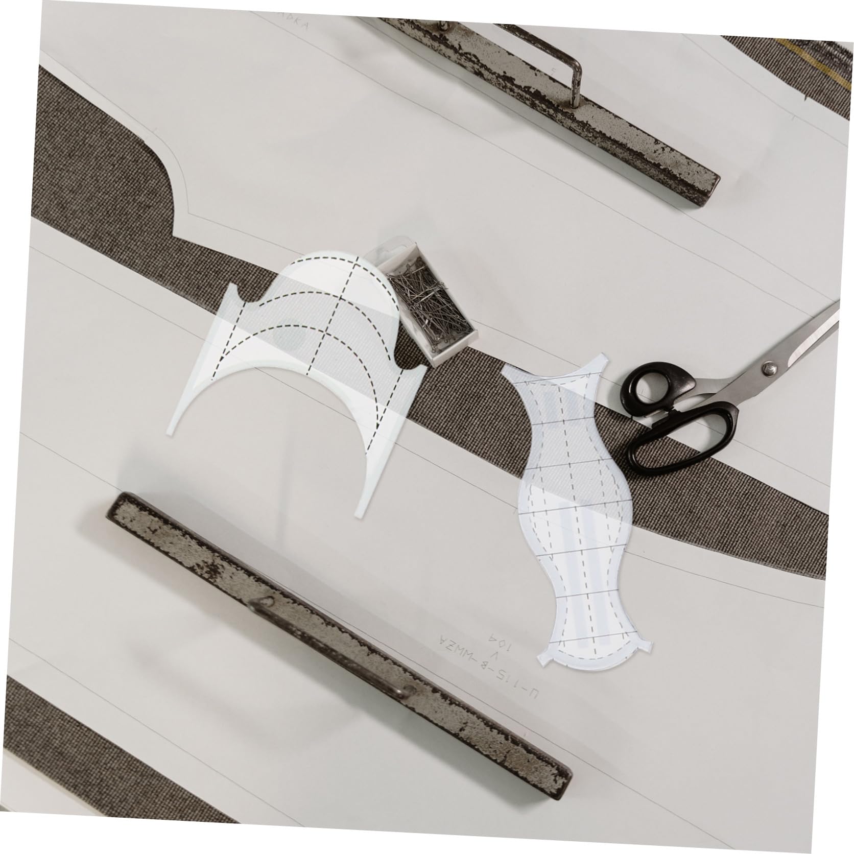 VILLCASE 27piezas Regla Acrílica De Acolchado Para Herramienta De Costura Multifuncional Flexibilidad y Resistencia La Abrasión Para Proyectos De Patchwork y Patronaje