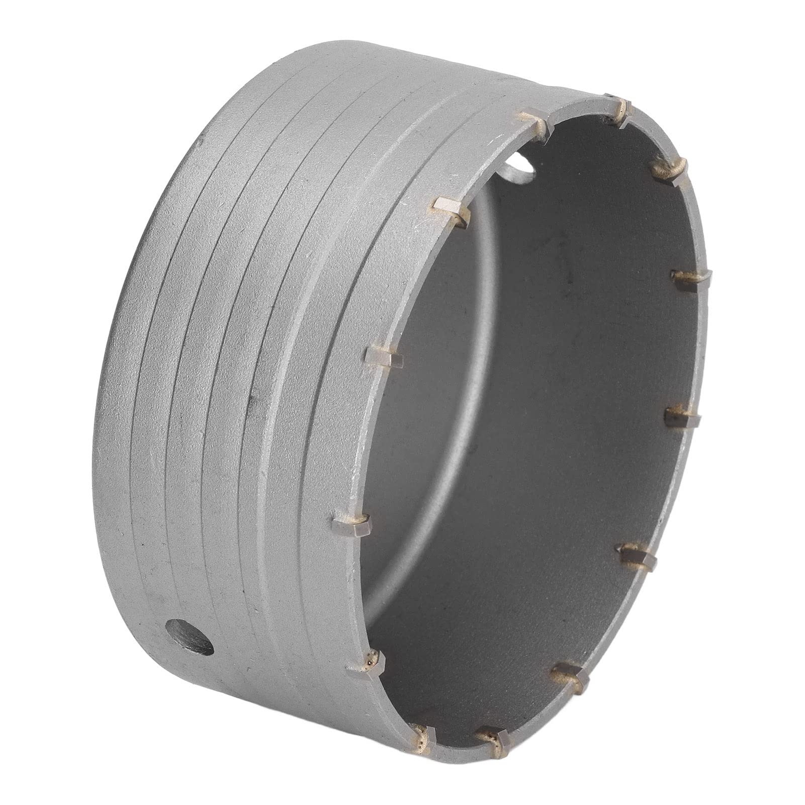 Abridor de agujeros de pared profesional Sierra de corona hueca de carburo cementado para perforar ladrillos de hormigón y piedra Accesorio de martillo eléctrico 130 mm Pla