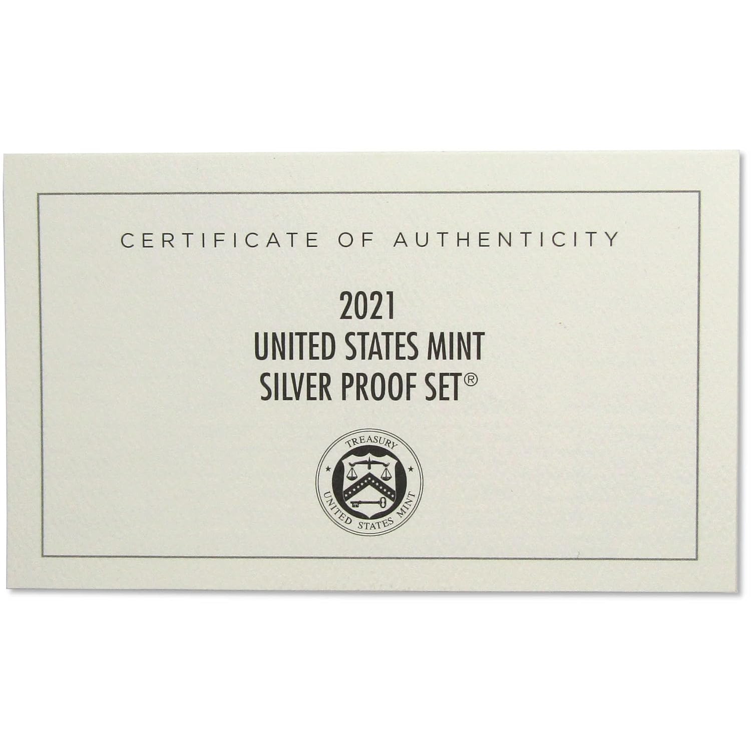 2021 Silver Proof Set U.S Mint Original Government Packaging OGP COA