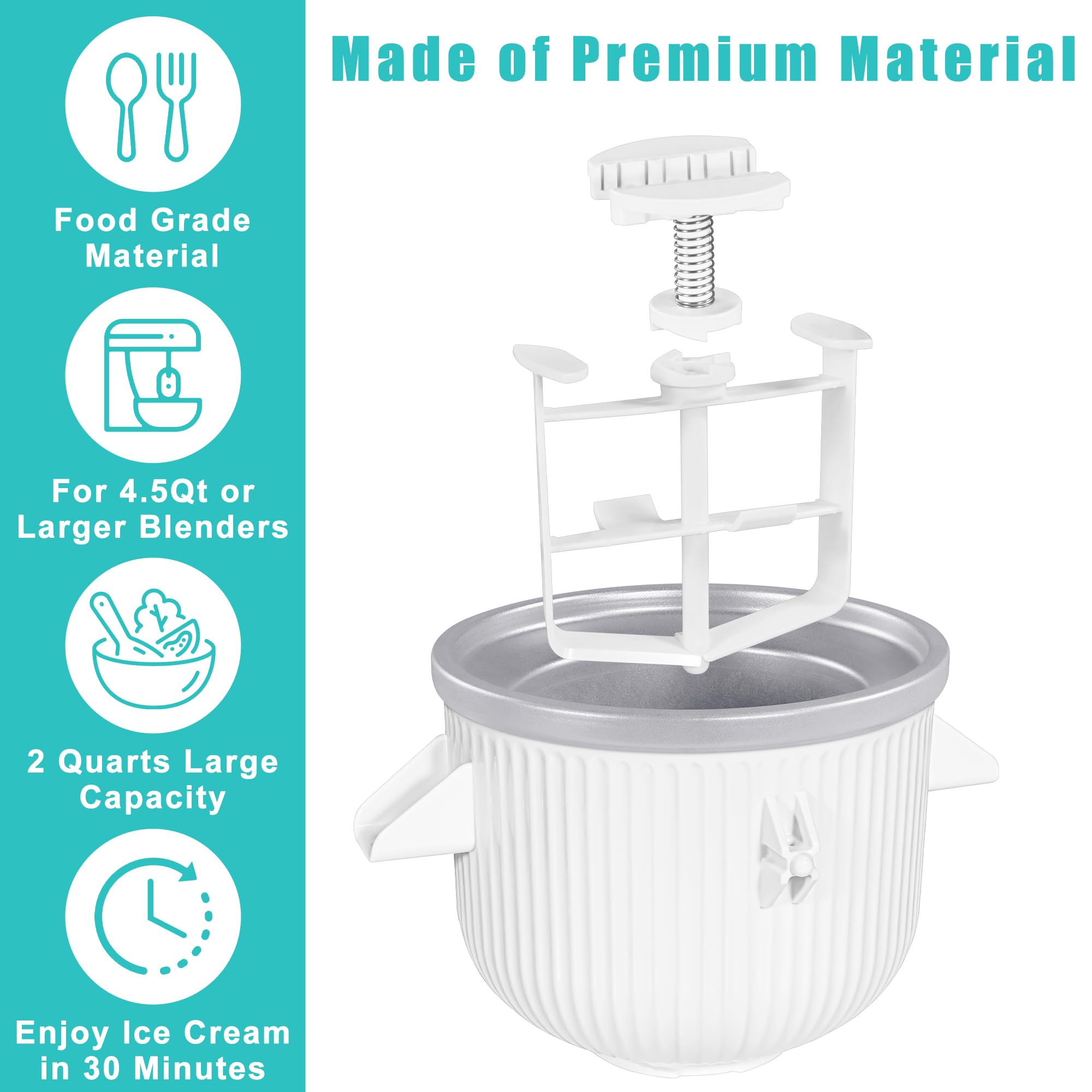 KitchenAid Ice Cream Maker Attachment - Homemade Frozen Treats -2 KitchenAid Ice Cream Maker Attachment - Homemade Frozen Treats -2