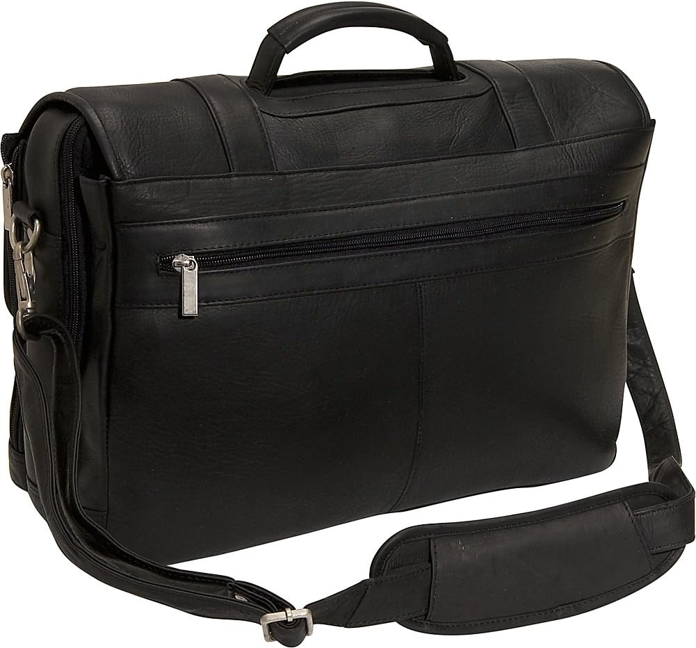 David King & Co. Porthole Laptop Briefcase, Cafe, One Size