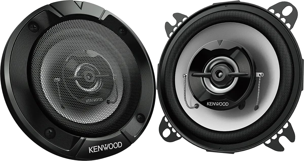 Kenwood KFC-S1767 Série Stage Sound, Haut-parleurs Automobiles 2 Voies de 17 cm, Puissance maximale de 300 W, 30 W RMS, 4 ohms, Tweeter à dôme de 25 mm, grilles incluses, Lot de 2 pièces