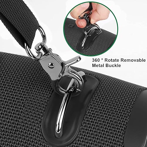 Miniatura 6 de TXEsign Correa de mango de altavoz extraíble para W-King X10ZEALOT S67JBL Xtreme Altavoz Bluetooth portátil, correa de mango extraíble para altavoz