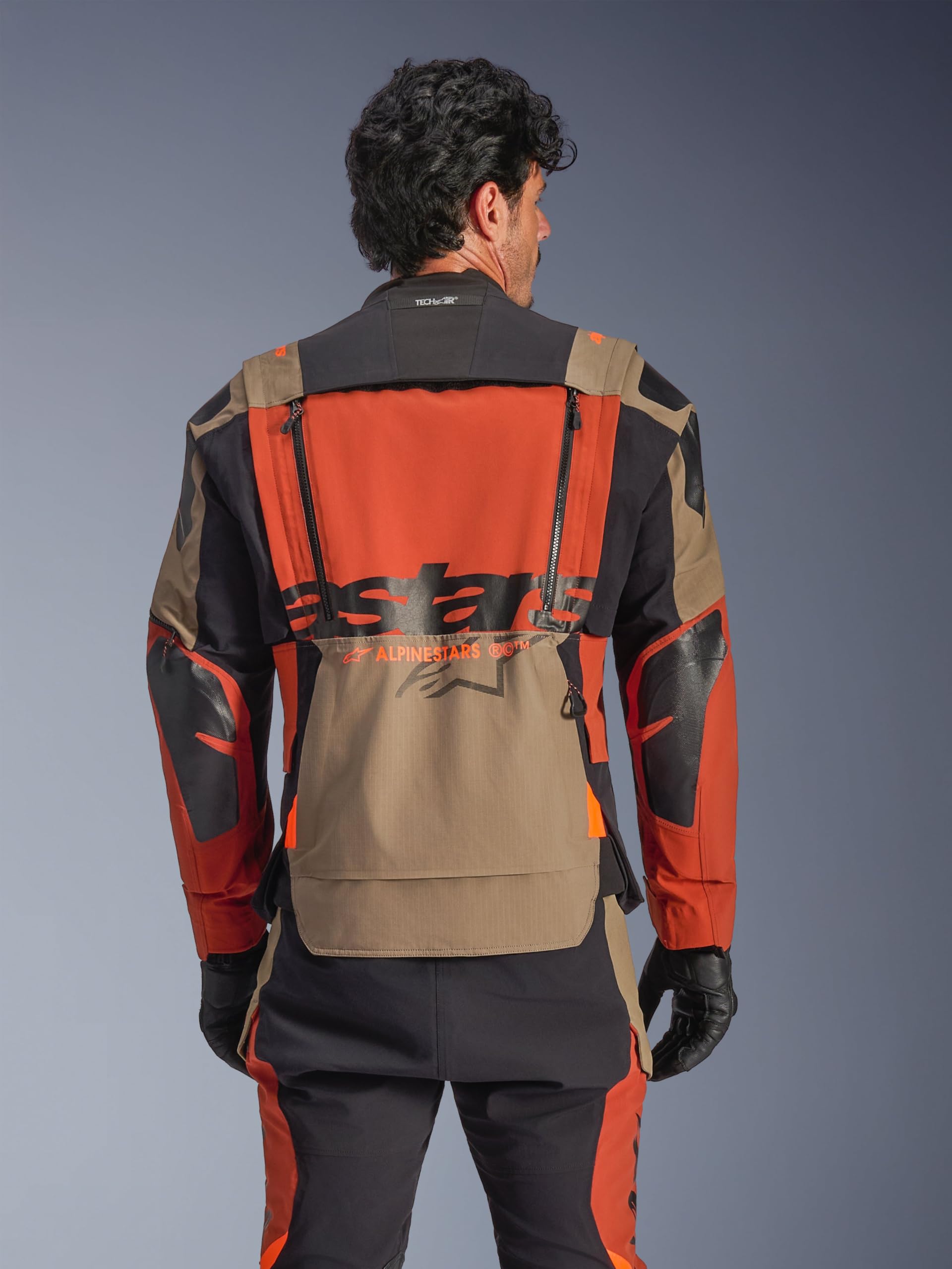 Alpinestars Harok Pro Drystar XF wodoodporna kurtka tekstylna motocyklowa, czarny/pomarańczowy, 2XL
