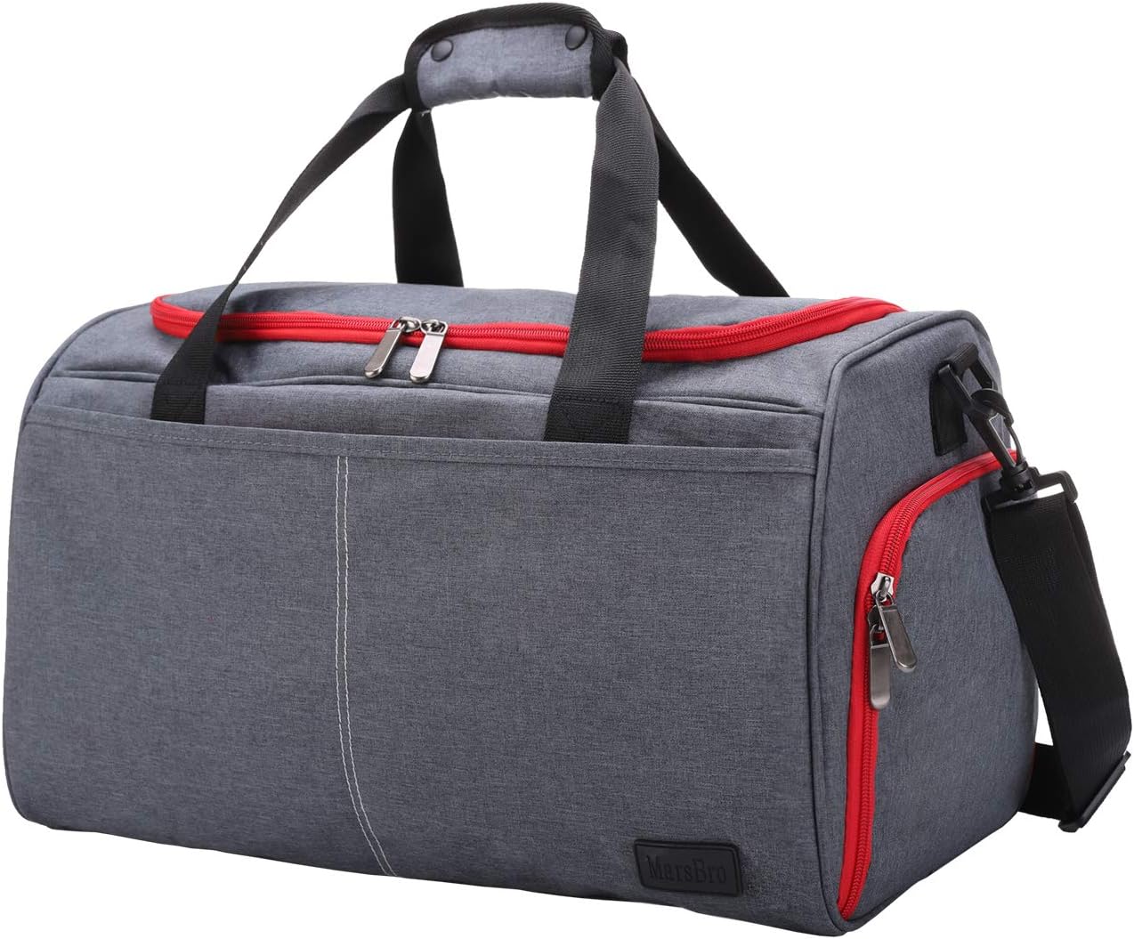 MarsBro Water Resistant Sports Gym Travel Weekender Duffel Bag with Shoe Compartment
