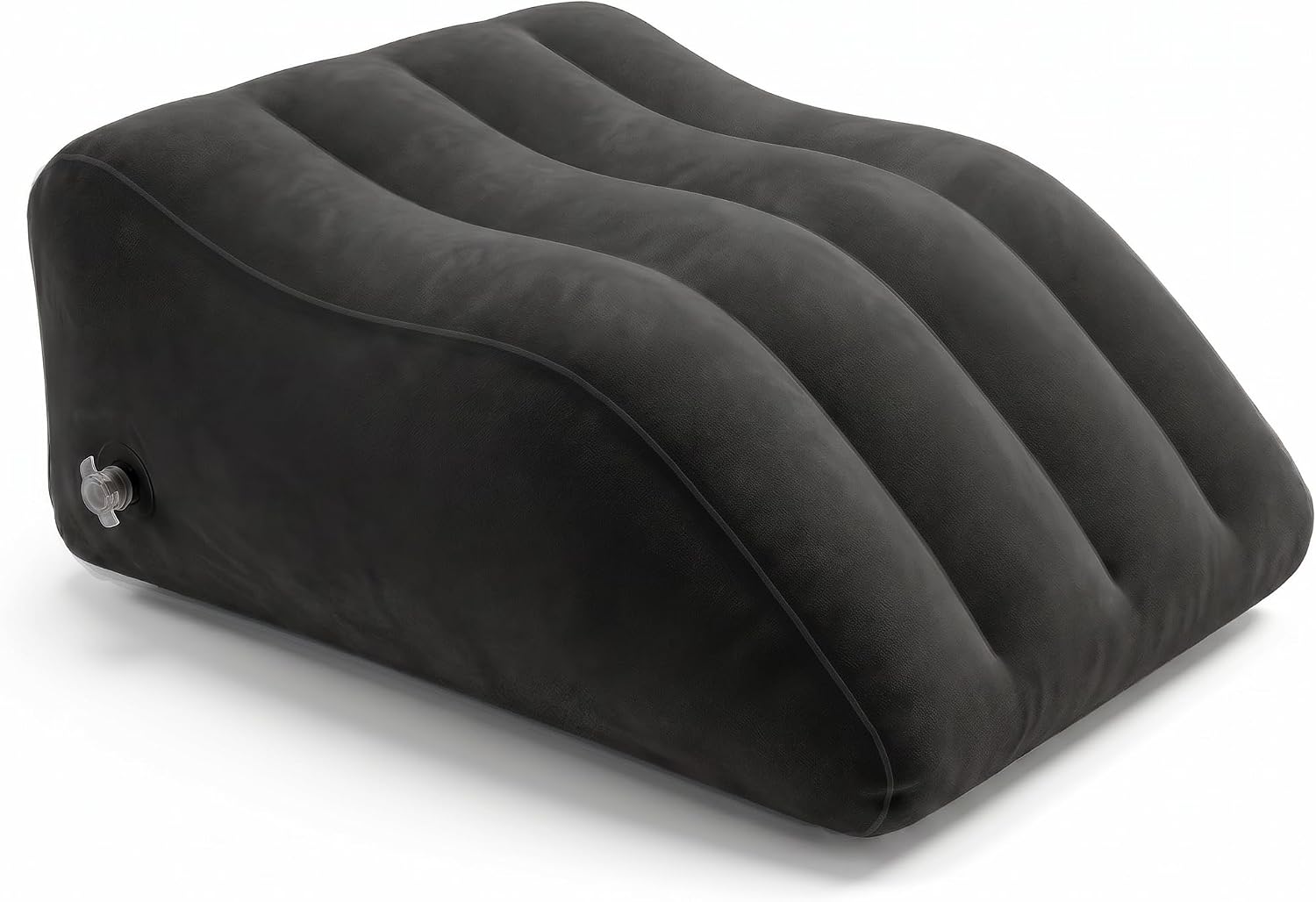 Inflatable Leg Elevation Pillow, Ergonomic Wedge Pillow for Sleeping, Portable Travel Leg Rest Cushion Improves Circulation & Reduces Leg Swelling (Black) Inflatable Leg Elevation Pillow, Ergonomic Wedge Pillow for Sleeping, Portable Travel Leg Rest Cushion Improves Circulation & Reduces Leg Swelling (Black)