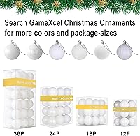 Vista 88 de Bolas de Navidad grandes de bronce de 3.2 pulgadas, adornos de decoración de árbol de Navidad, bolas colgantes inastillables para cumpleaños