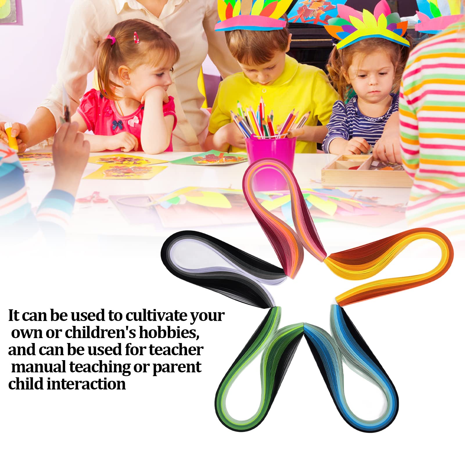 Srliya Kit Quilling con Penna Elettrica, Scatola Portaoggetti Inclusa
