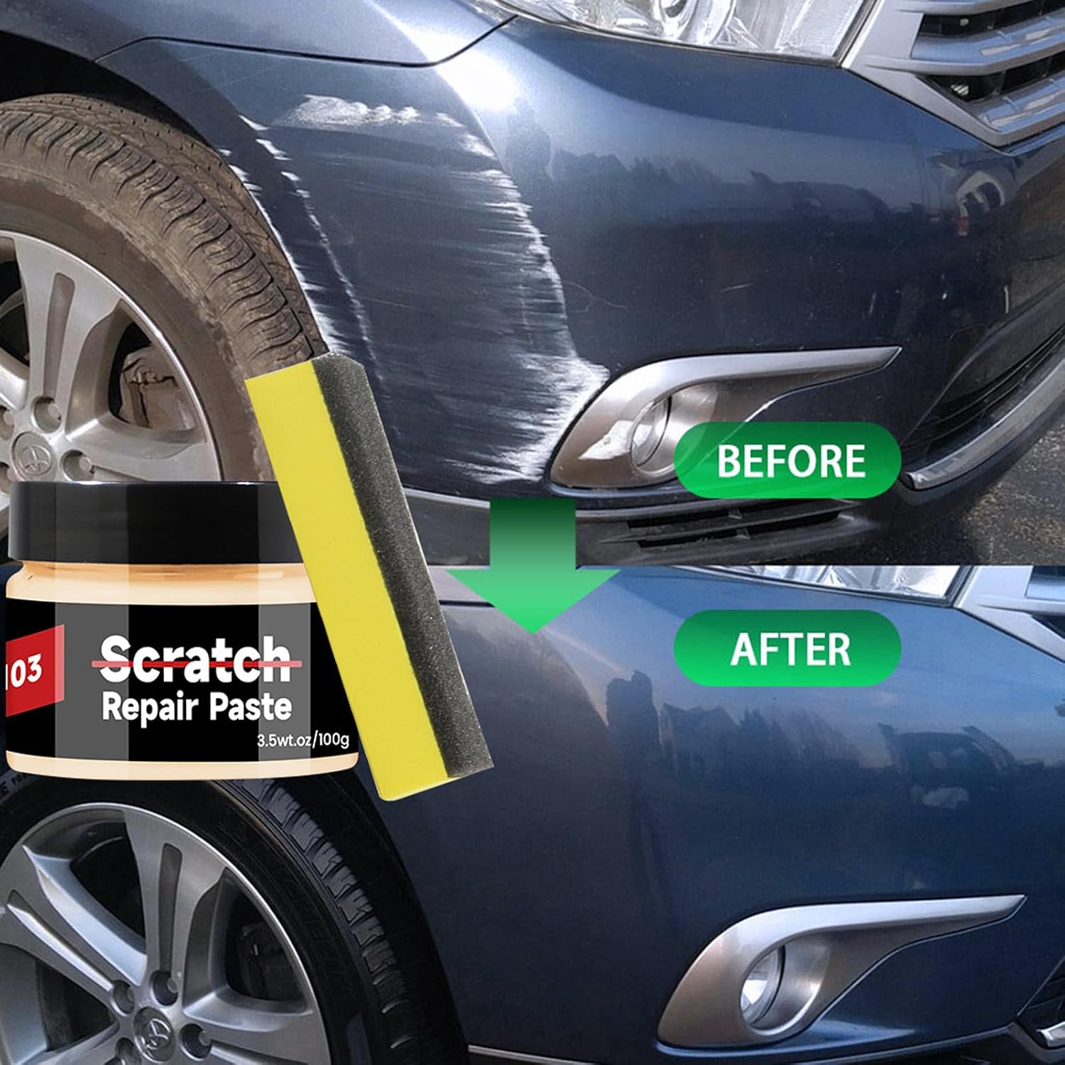 Quick Invisible Scratch Repair Cream for Vehicle Body Professional Car Scratch Remover for Paint Repair