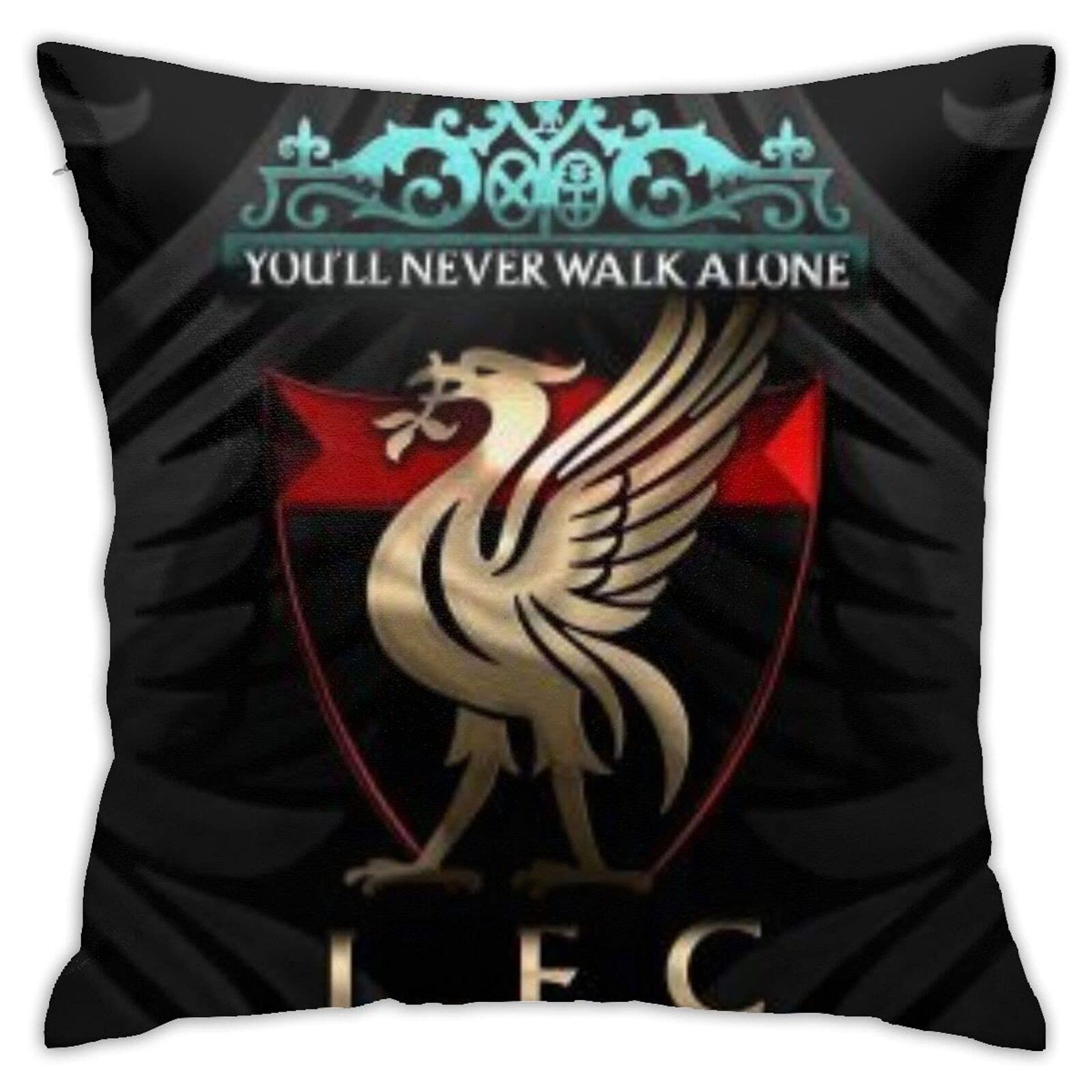 Liverpool Throw Pillow Case Cushion Covers Square 18x18 Inch