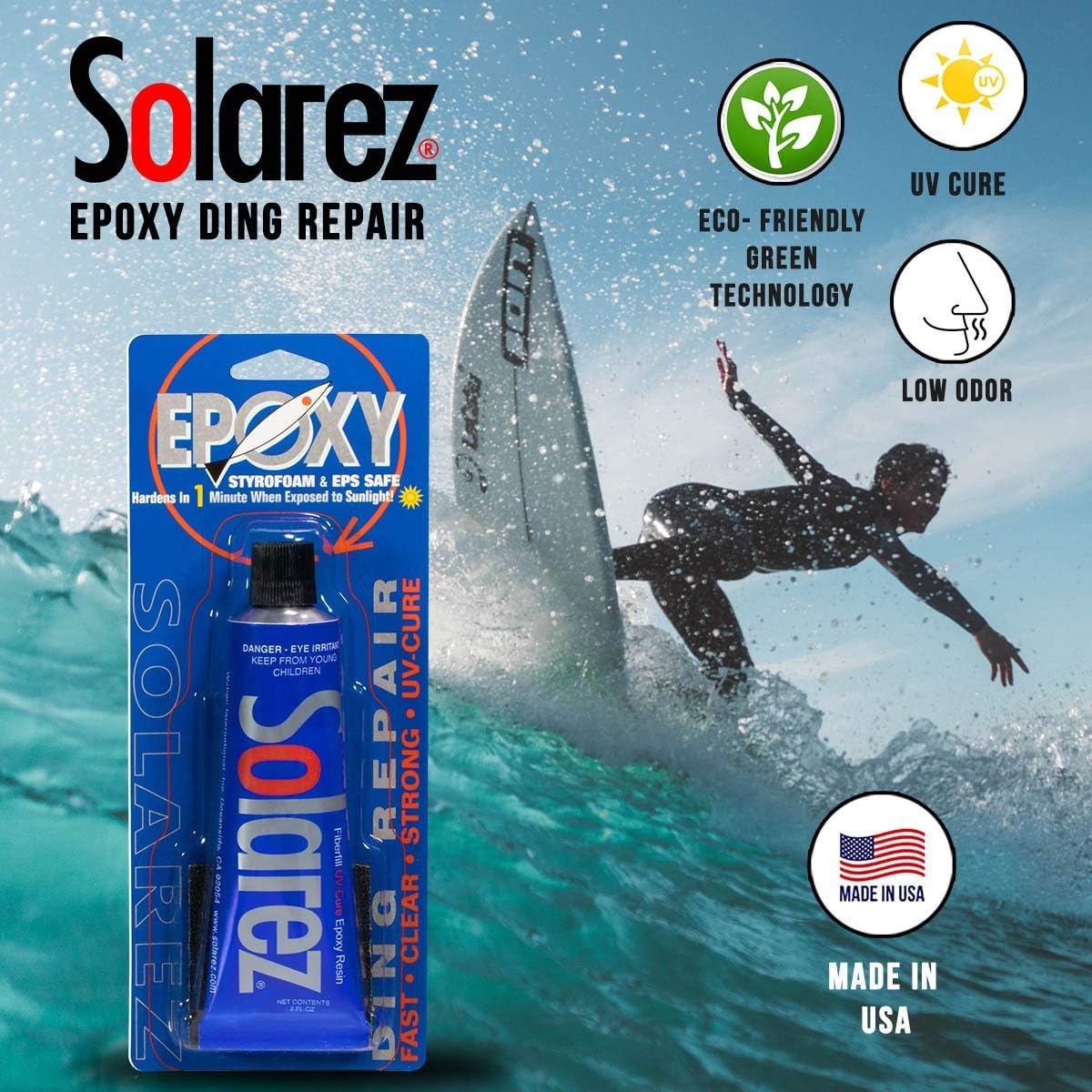 Surfboard Epoxy Reparatiekit - Repareer zelf schades aan je surfboard Surfboard Epoxy Reparatiekit - Repareer zelf schades aan je surfboard