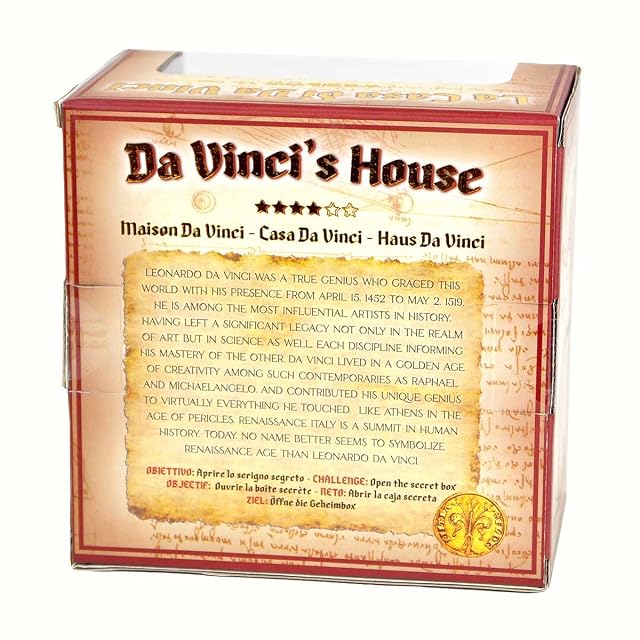 Foto 6 de 8 de Logica Juegos Art. Casa Da Vinci - Rompecabezas de Madera - Caja Secreta - Dificultad 4/6 Extrema