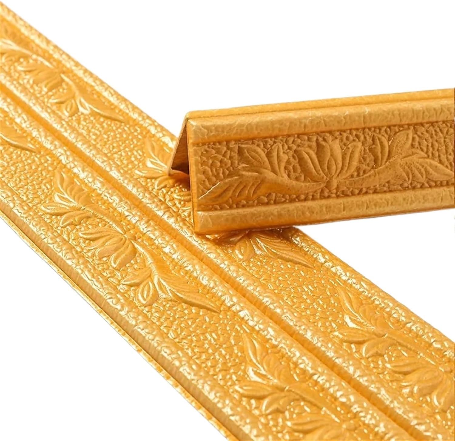 JvFbjLF 3D Foam Skirting Wall Moulding Home Décor