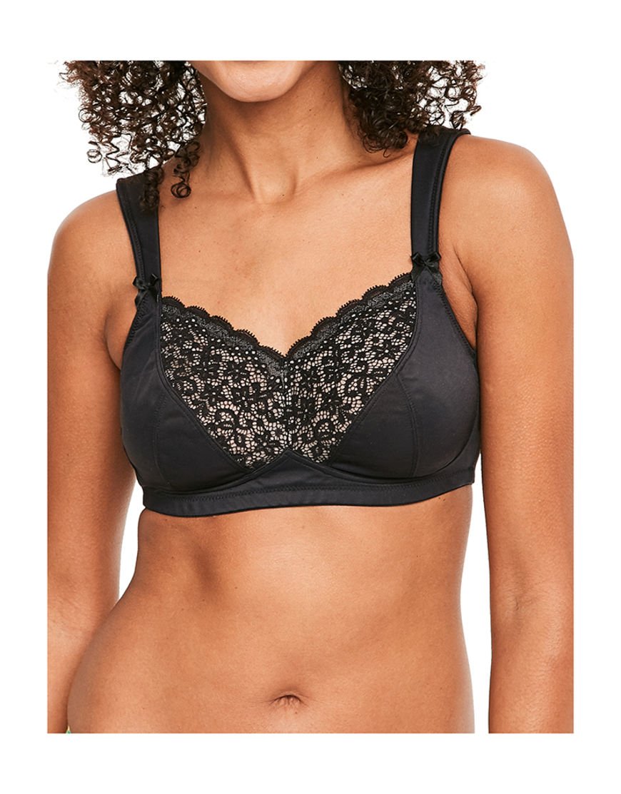 Anita 5712X-001 Care Donna Reggiseno Post-Operatorio Mastectomia Compressione Non Imbottito Senza Ferretto Nero 4D