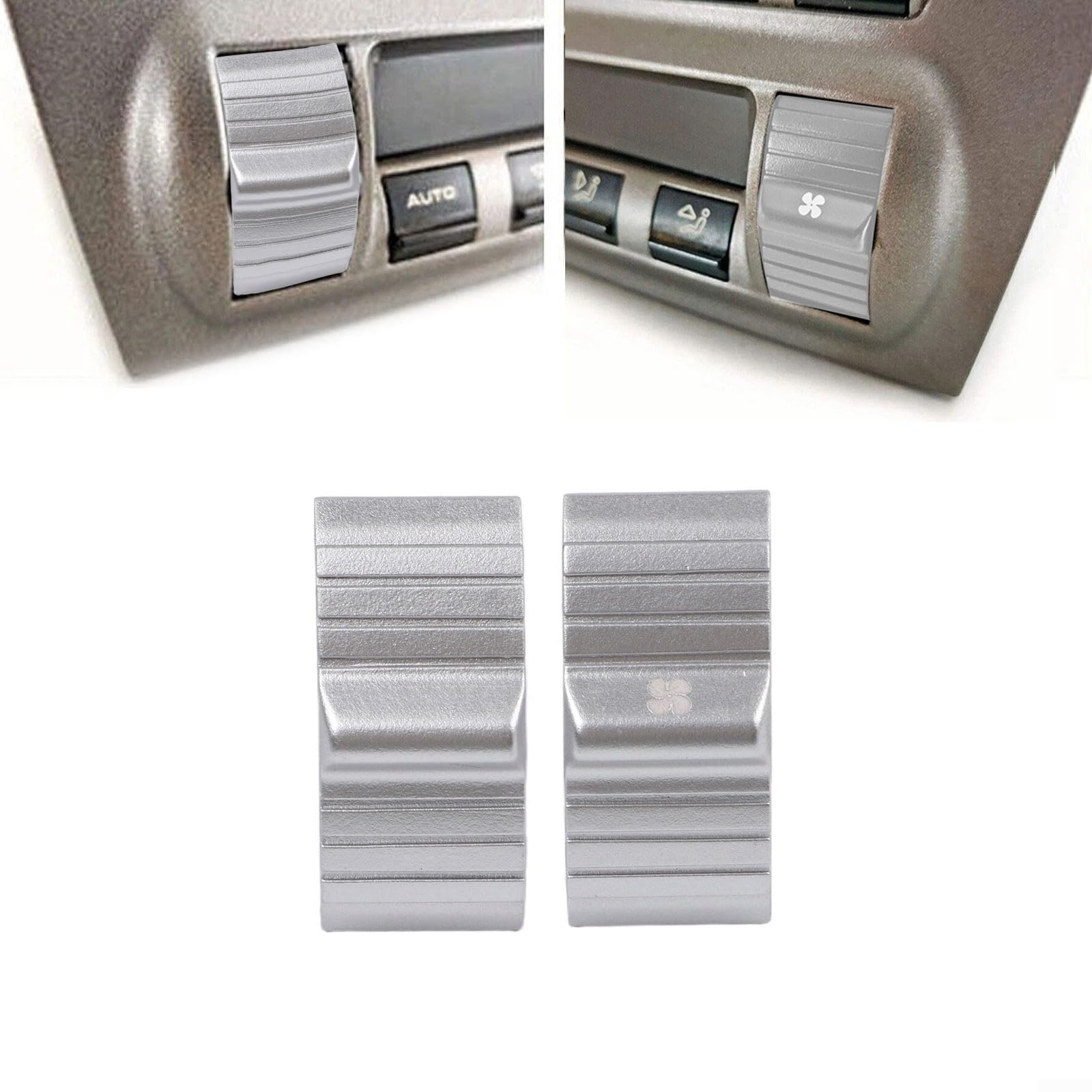Interruttore di controllo del riscaldatore della ventola HVAC, per 911 997.1 Carrera Pre-Facelift, 987.1 per Cayman per Boxster 2005-2008 Kit pulsante AC OEM 99765310310 (nero)