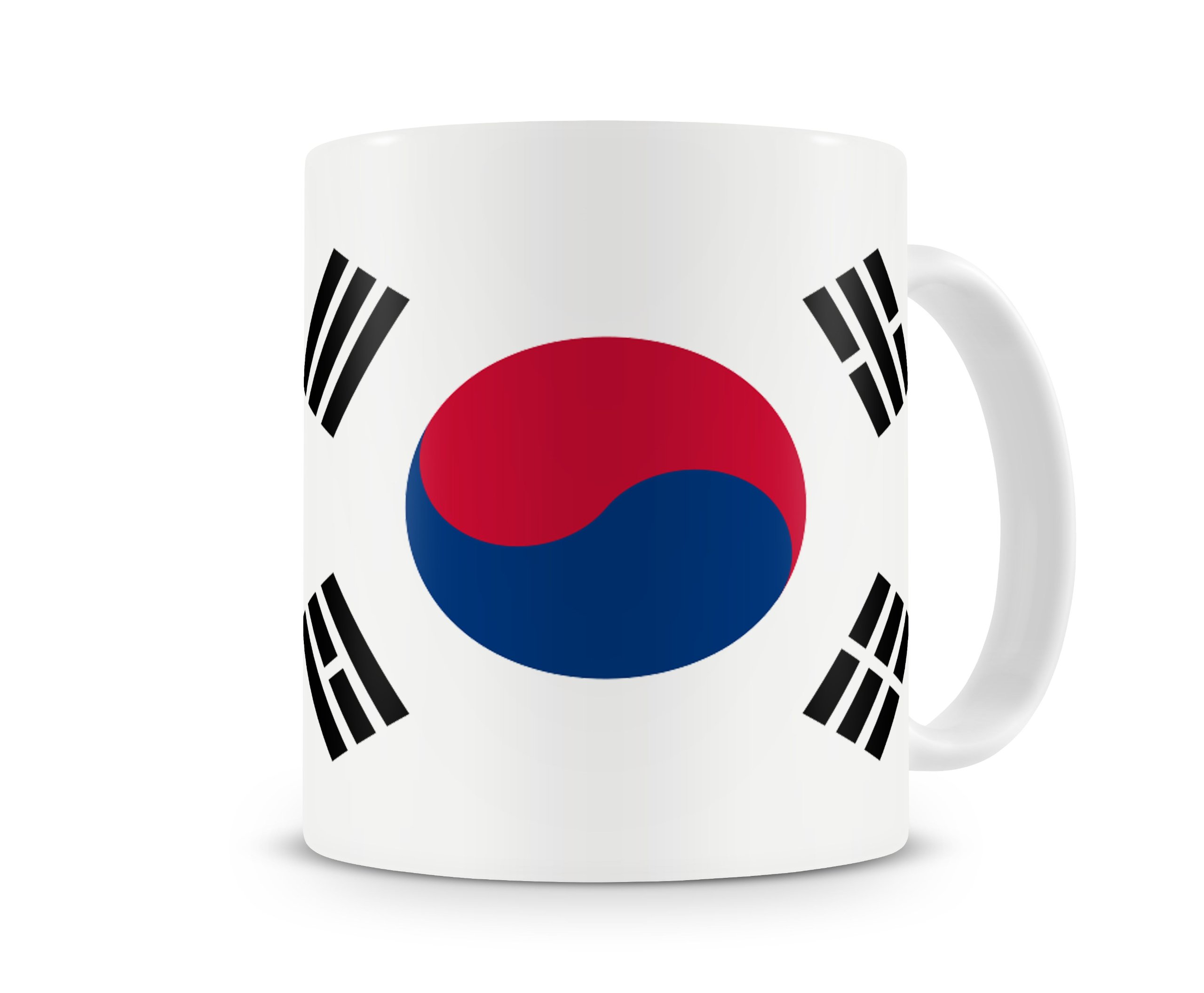 Teetreedesigns South Korea Flag Mug