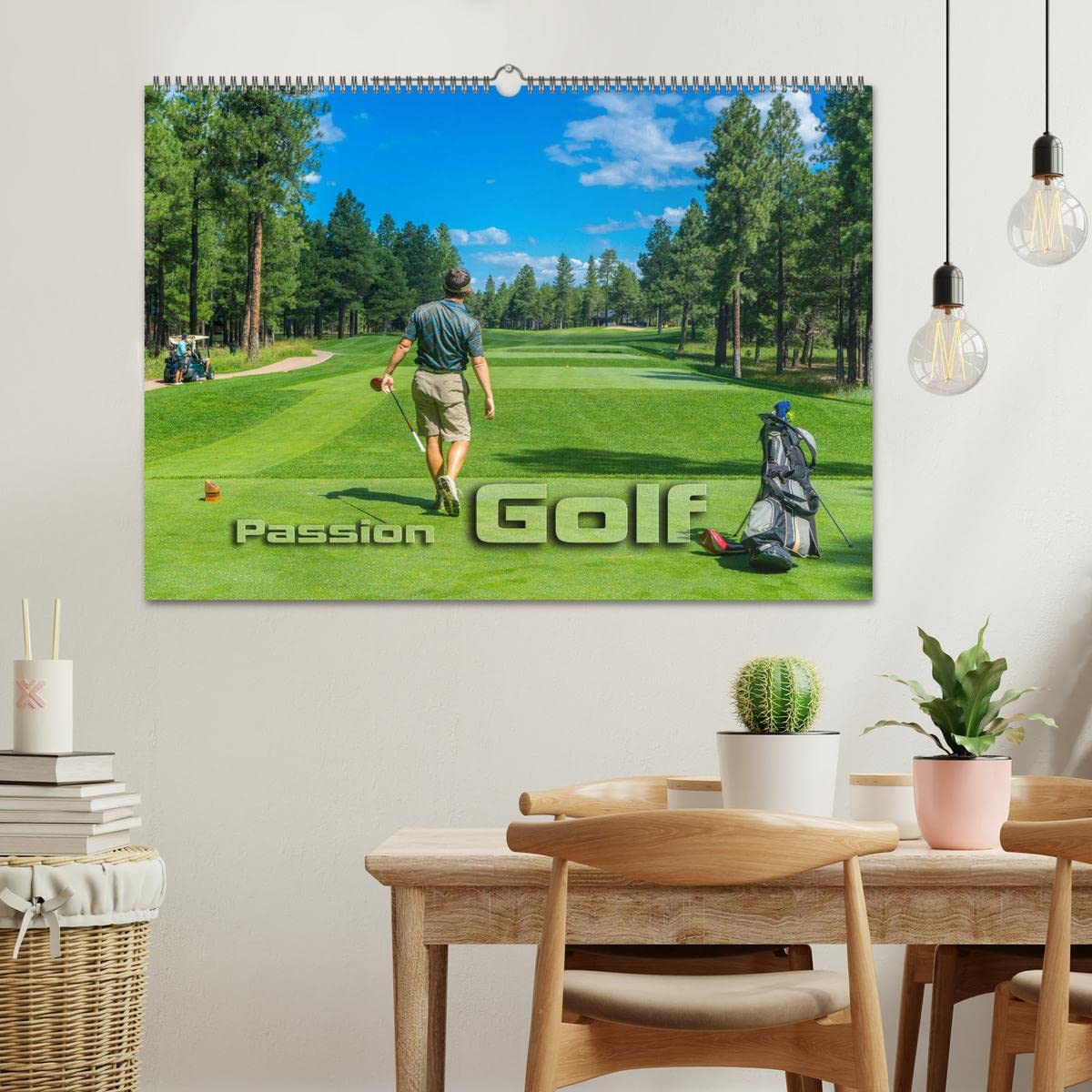 Passion Golf (Wandkalender 2026 DIN A2 quer), CALVENDO Monatskalender: Stimmungsvolle Impressionen aus der Welt des Golfsports (CALVENDO Sport)