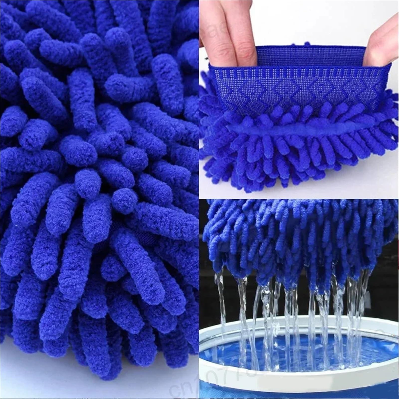 16 Guantes de Microfibra for Lavado Coche, Esponja ultraabsorbente, Herramienta Limpieza para Lavado de Autos