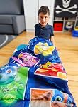 Danawares Paw Patrol Sleeping Bag | Kids Sleeping Bag | 56 Inch by 28 Inch | Skye | Chase | Rubble | Rectangular | Multicoloured