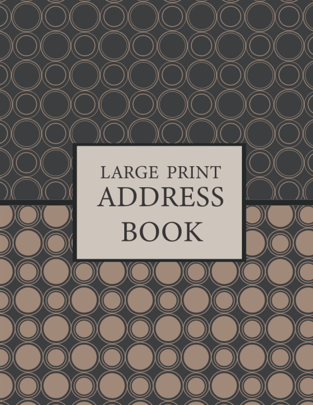 Address Book With Alphabetical Tabs: Large Print Telephone Address Book With Tabs, Perfect for Keeping Track of Addresses, Phone Numbers, Emails, Birthdays and Notes. (8.5 " x 11 ") Ref(ADB0323-26).