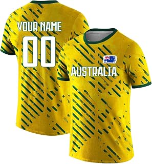 Custom Soccer Shirts National Flag Design Sports T-Shirt Add Name Number Summer Top Apparel for Men Women Youth