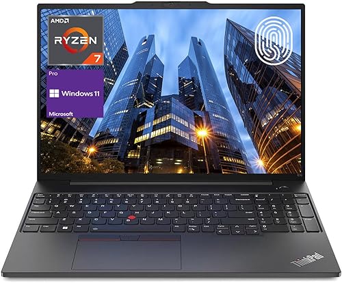 Miniatura 1 de LENOVO ThinkPad E16 Gen 1 - Laptop empresarial, pantalla FHD+ de 16 pulgadas, AMD Ryzen 7 7730U, 40 GB de RAM, SSD de 1 TB, teclado retroiluminado,