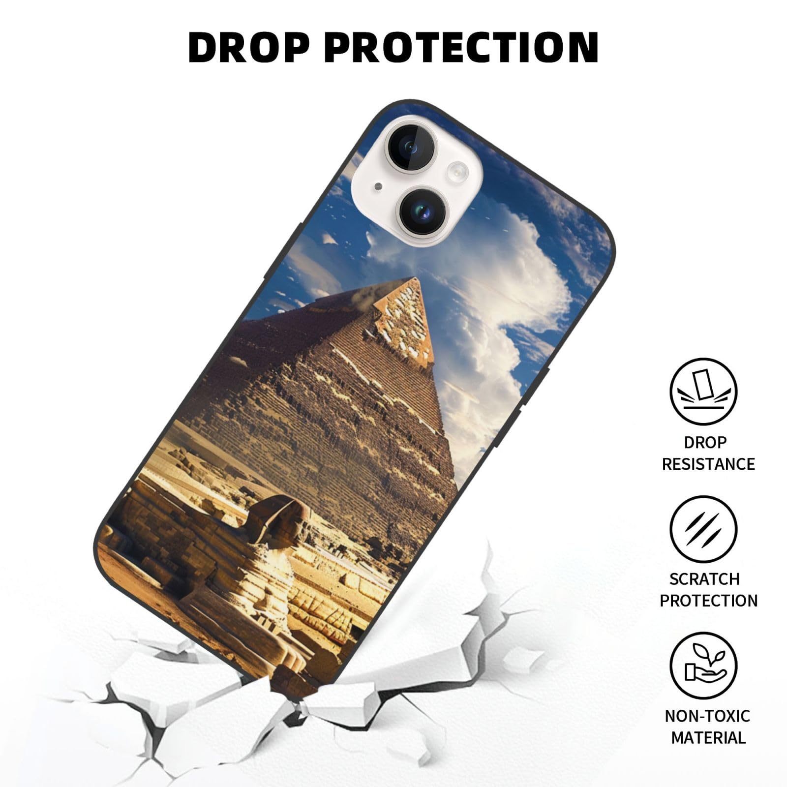 Amazon.com: SDTLMNW Pyramids of Egypt Printed Phone Case for iPhone 14 6.1 Inch Shockproof Phone Case Cover for iPhone 14,Anti-Fingerprint,Non-Yellowing White : Cell Phones & Accessories Amazon.com: SDTLMNW Pyramids of Egypt Printed Phone Case for iPhone 14 6.1 Inch Shockproof Phone Case Cover for iPhone 14,Anti-Fingerprint,Non-Yellowing White : Cell Phones & Accessories