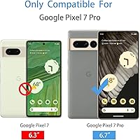 Vista 2 de ZZXX Funda tipo cartera para Google Pixel 7 Pro con bloqueo RFID, ranura para tarjetas, función atril, magnética, de piel suave, para Google Pixel 7