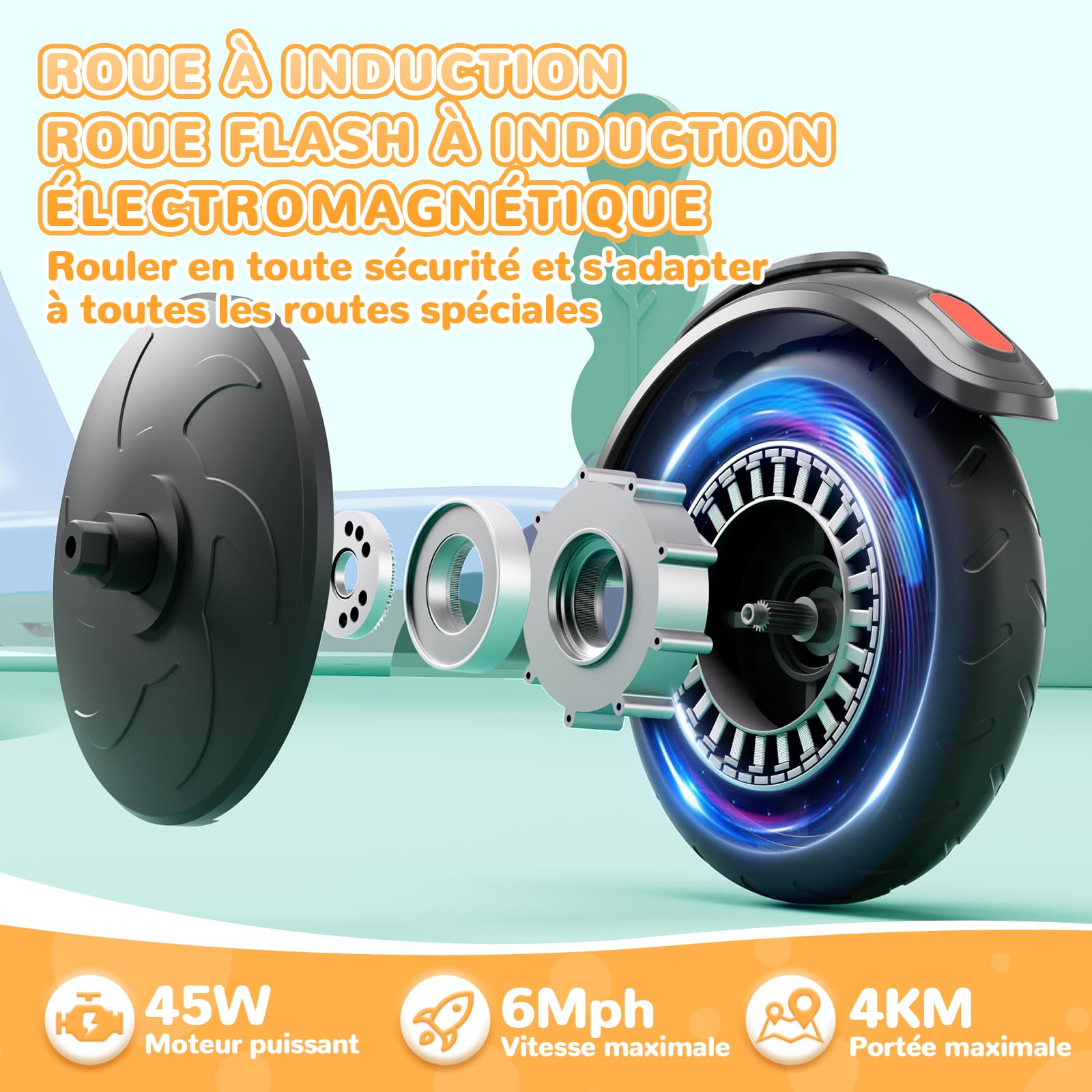 SISIGAD Yd531s - Scooter e Bambini Gioventù Unisex