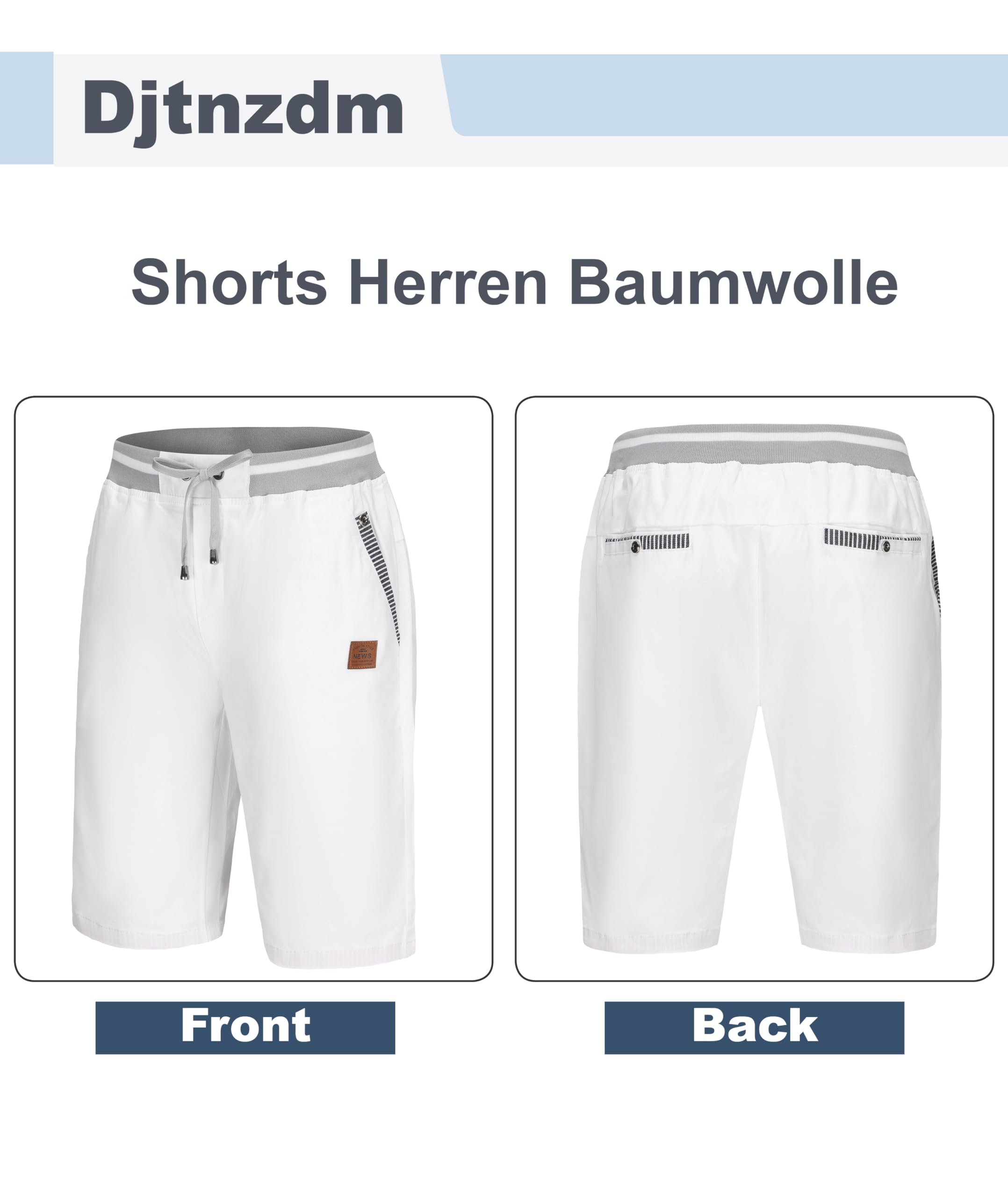 Djtnzdm Bermuda Cargo Estivi Pantaloncini Bermuda Uomo Cotone Lavoro Casual Sportivi Pantaloni Corti Golf Shorts Uomo
