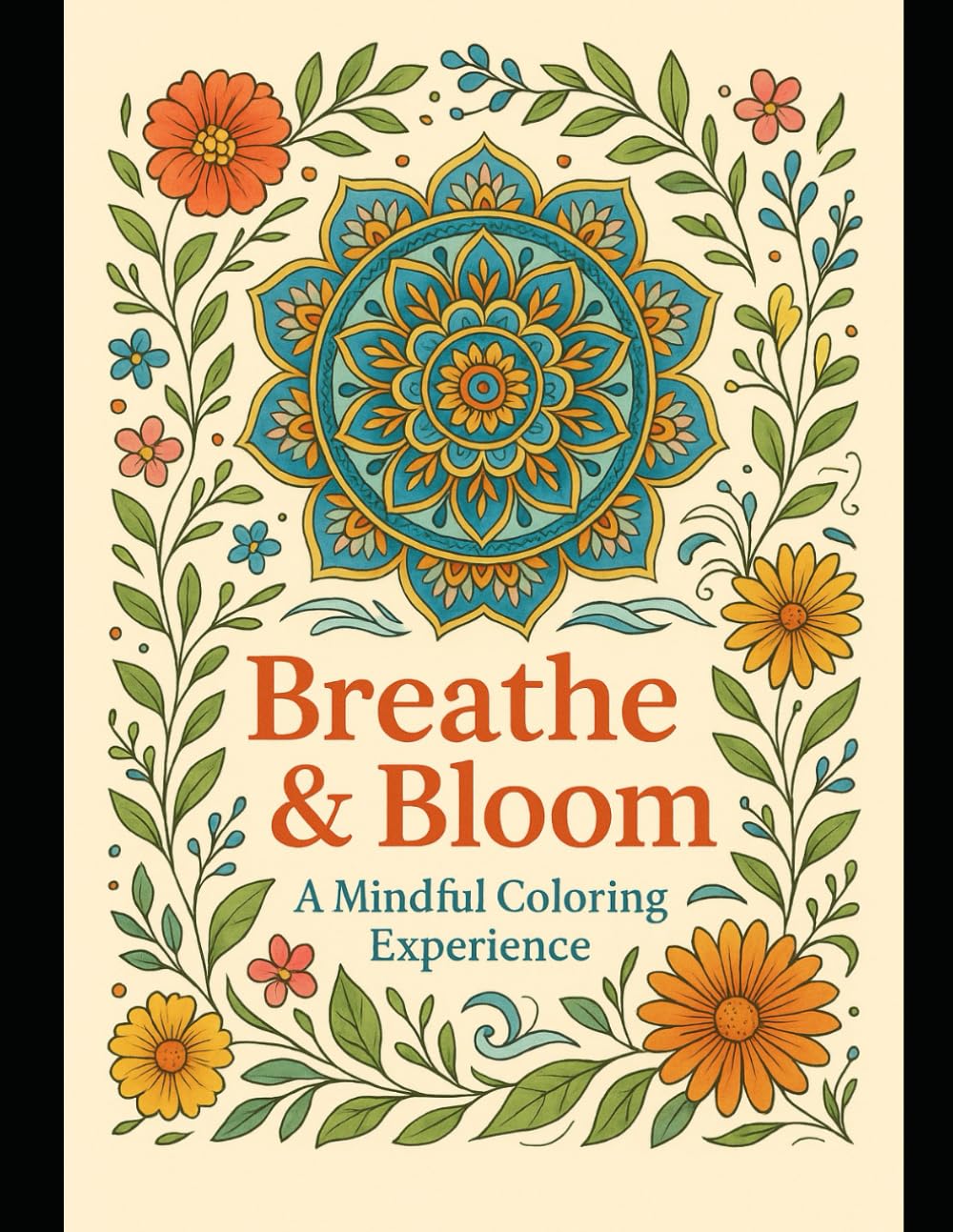 Breathe & Bloom: A Mindful Coloring Experience