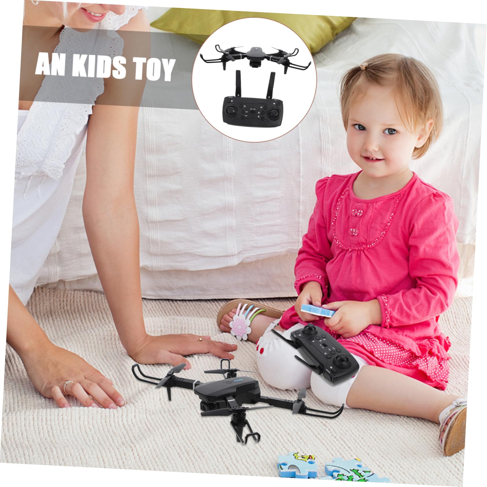 1 Dron z kamerą 1080p warkot Quadkopter inteligentny dron śledzący składany podwójny mini samolot Zabawka GPS