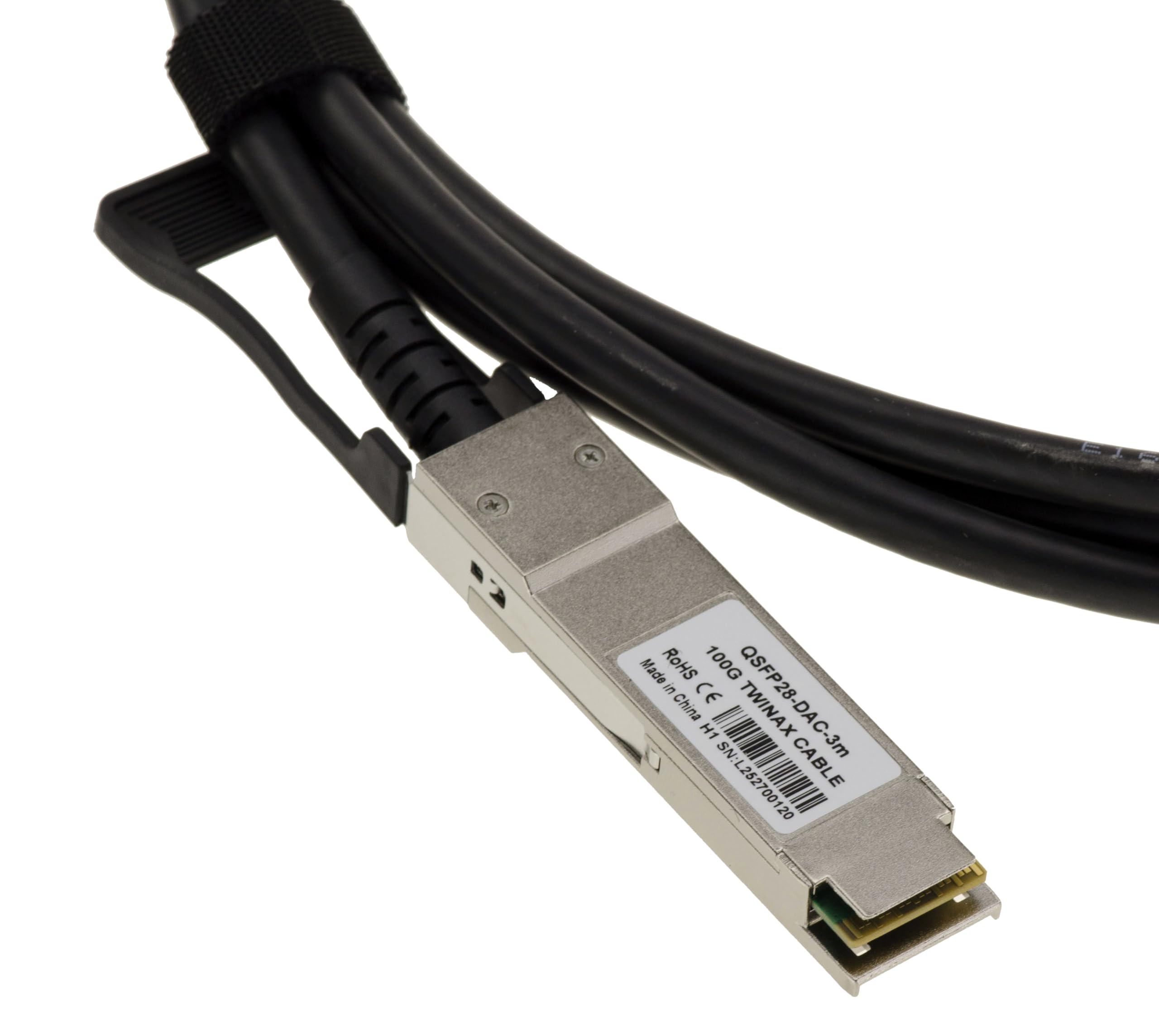 KALEA-INFORMATIQUE Cavo di rete tipo TWINAX DAC per connessione QSFP28 100G lunghezza 3M