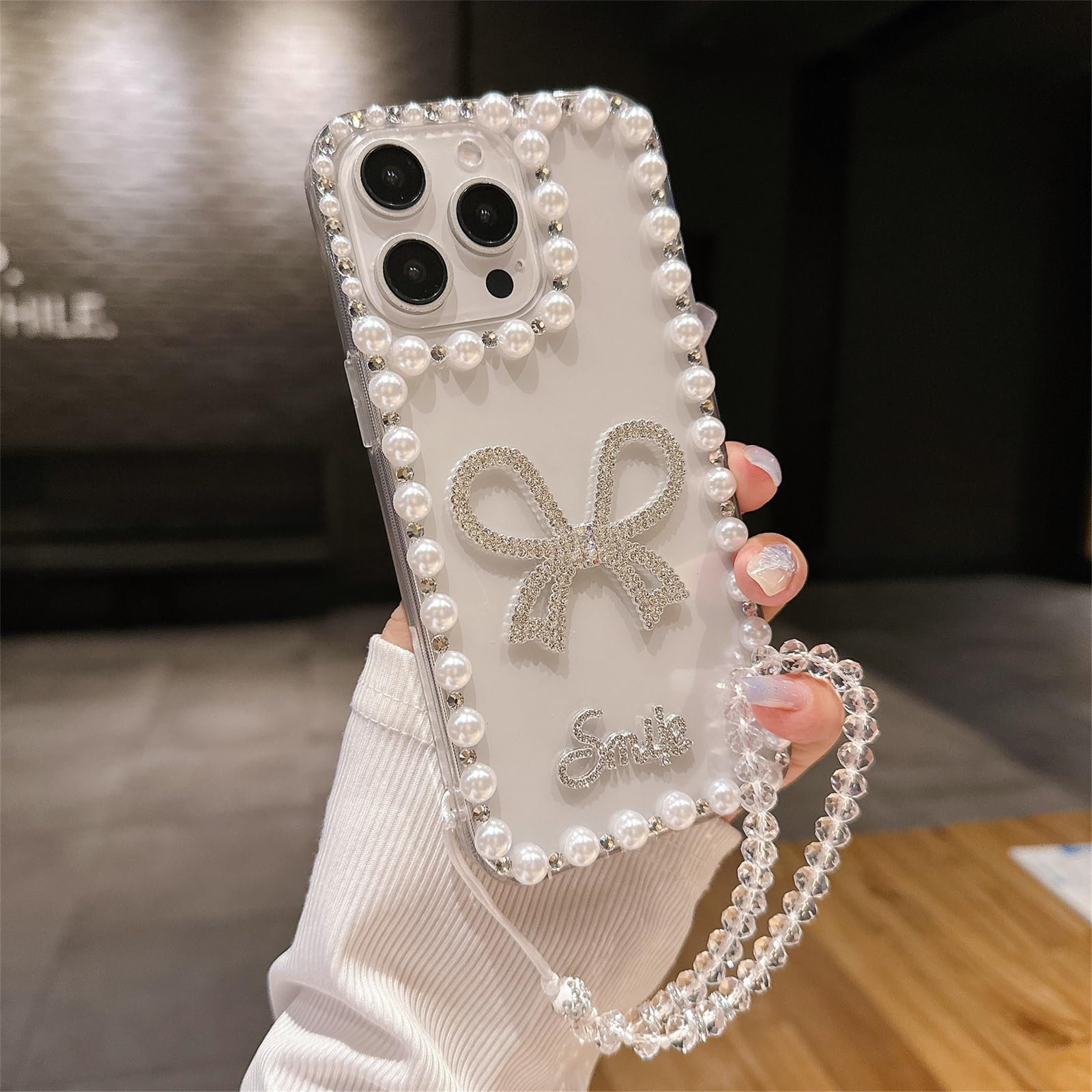 iPhone16 スマホケース　ジュエリーiPhoneケース Amazon.co.jp: 【DBWYPY】適用 iPhone 16 ケース かわいい