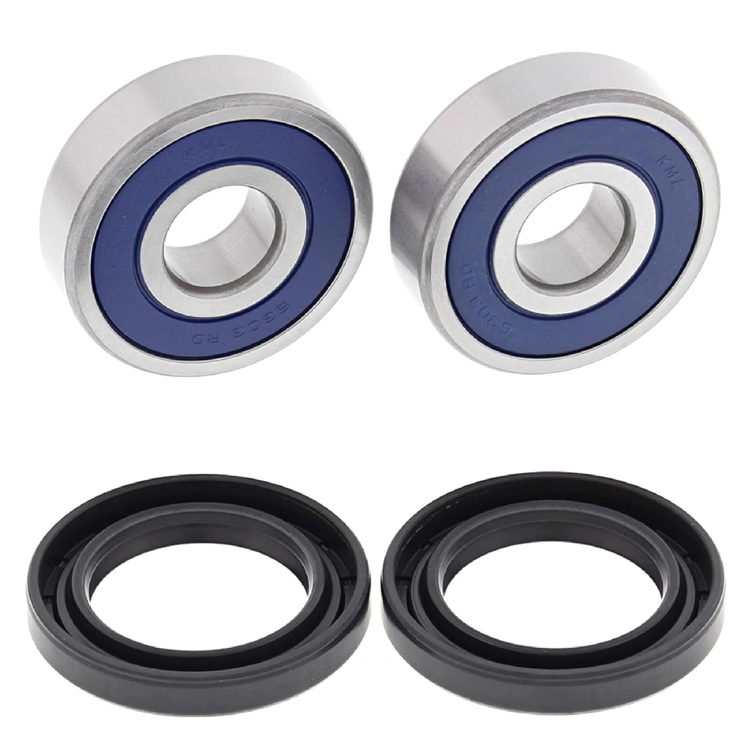 All Balls Racing Wheel Bearing Kit 25-1662 Compatible with/Replacement for CB500F 2013-2018, CB500X ABS 2013-2018, CBR500R 2013-2018, CBR500R ABS 2013-2018, CRF250L 2013-2018