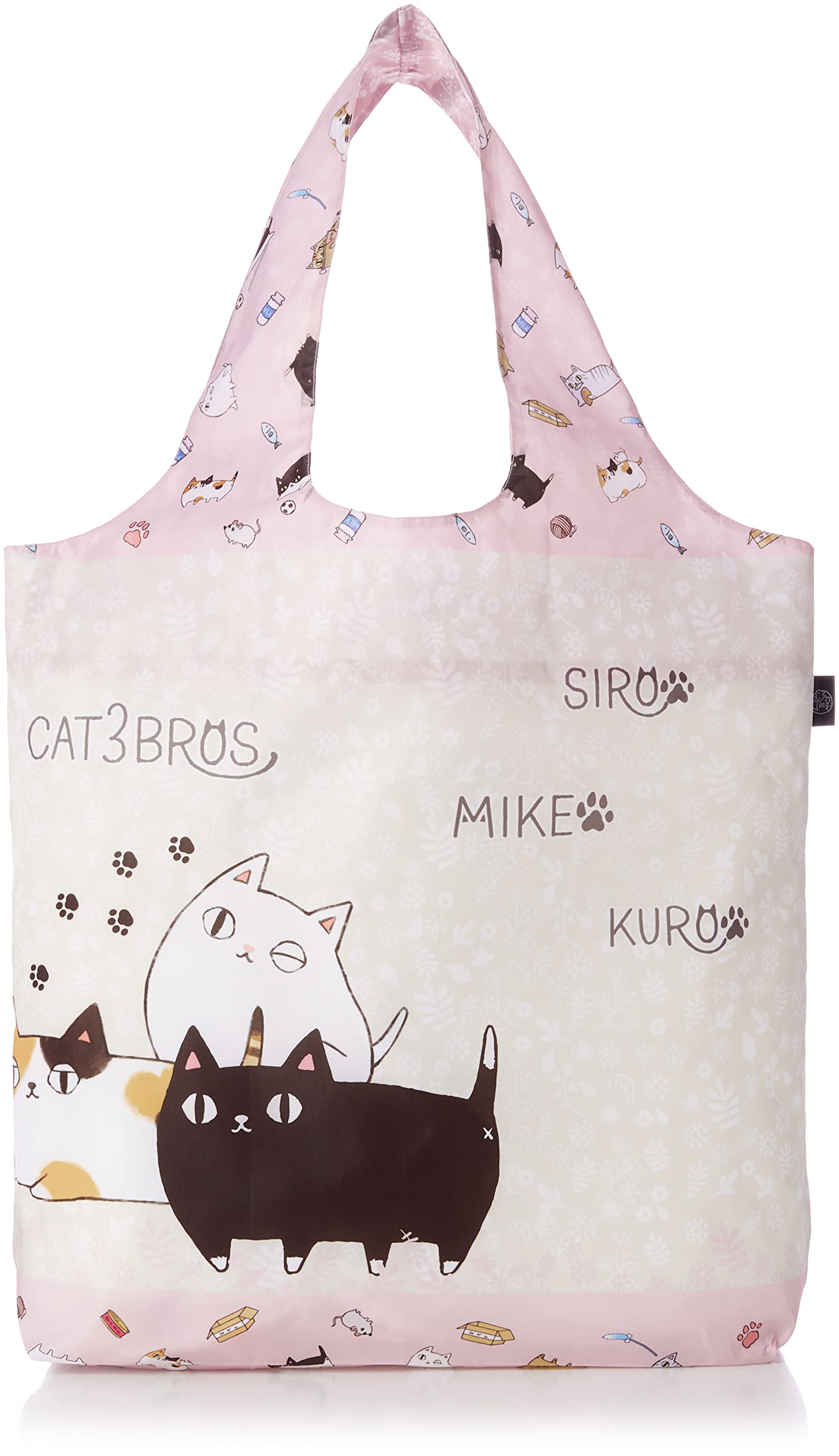 K♡さま専用　エコバッグ3枚 Amazon.co.jp: セラミック藍 猫3兄弟 エコバッグ フラワー 23104 45