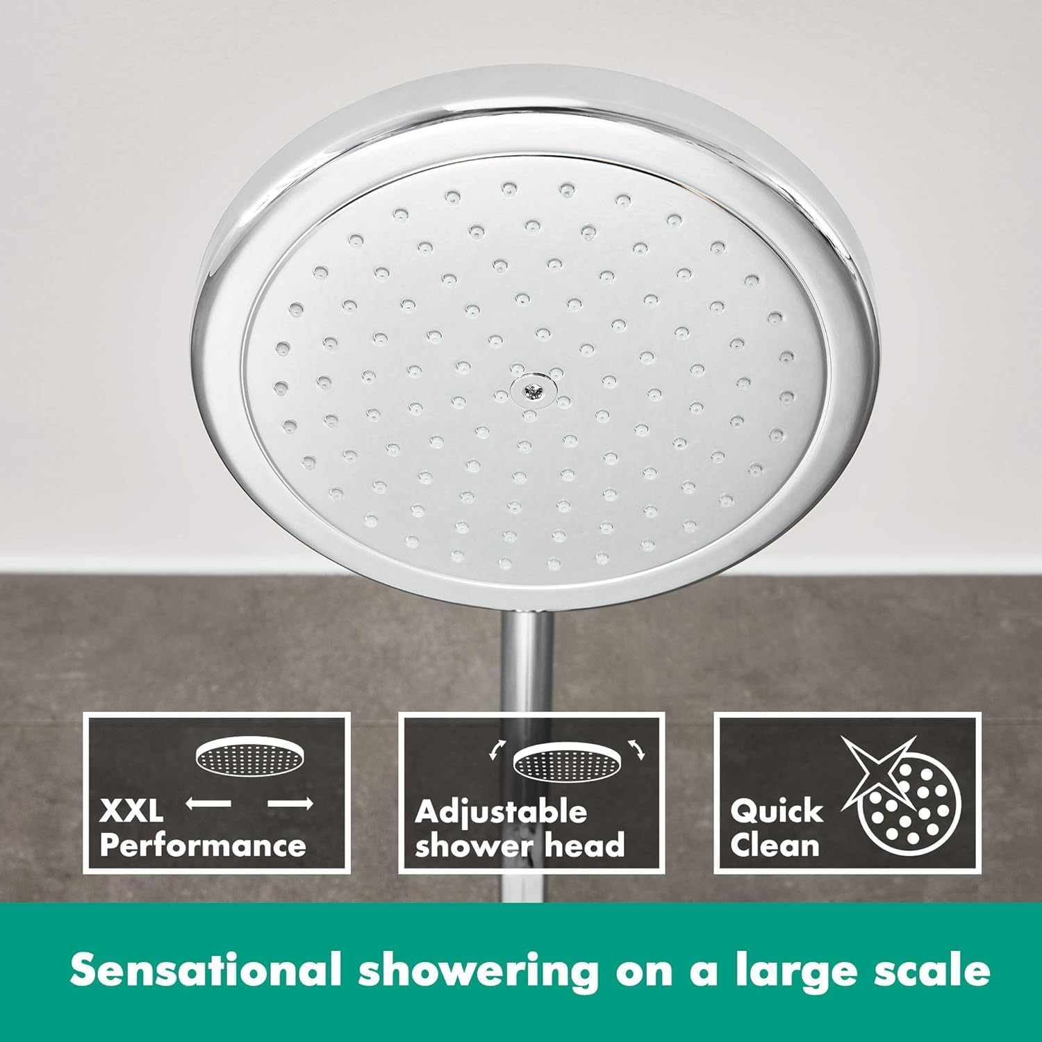 Amazon.com: Hansgrohe Showerpipe Duschsystem Croma 220 Reno chrom 