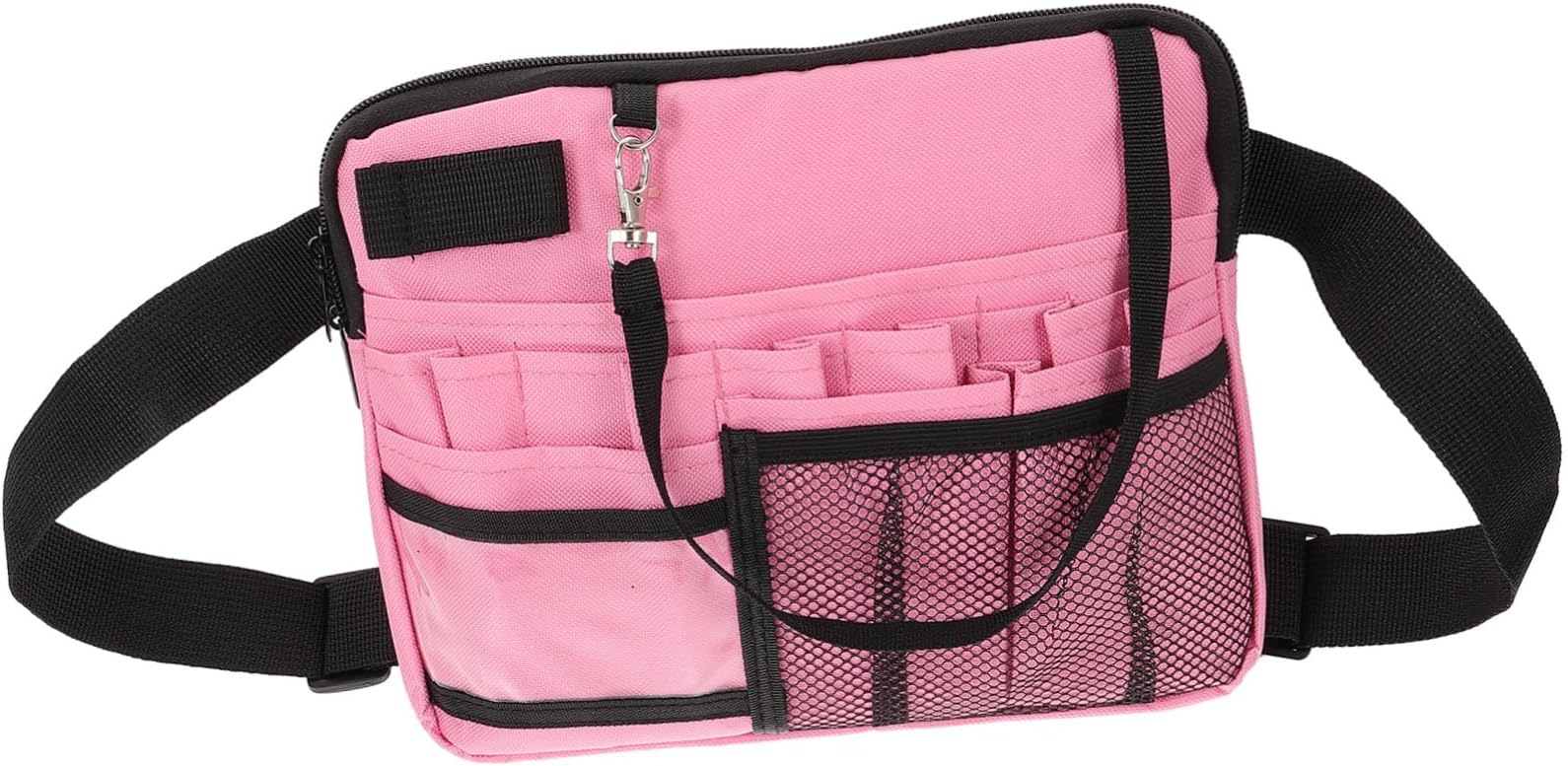 Angoily Pack Tool Pouch Tool Bag Utility Pouch Waist Bag for Nurse Tool Waist Bag Nurse Waist Bag Nurse Tool Waist Pouch Tool Waist Pouch for Nurse Rib Pink