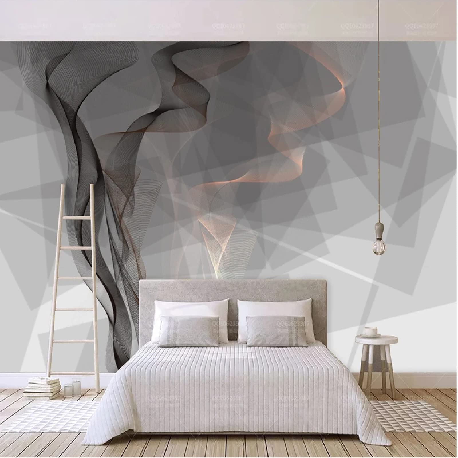 Papier peint chinois 3D abstrait pour sublimer le mur de fond TV de votre salon moderne
