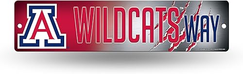 Miniatura 111 de NCAA Rico Industries Placa de calle de plástico Placa de calle de plástico de 4" x 16" Color del equipo,Alternativo,Champ,man