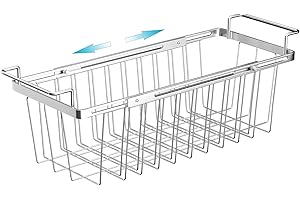 Orgneas Freezer Baskets for Chest Freezer, Expandable Deep Freezer Organizer Bins Wire Basket Storage