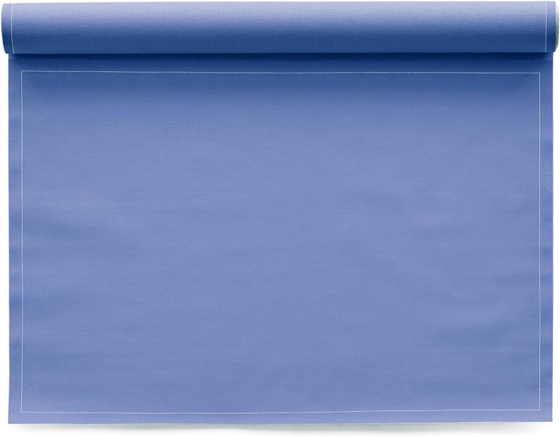 MY DRAP Washable And Reuseable Cloth Placemat - 17.7 x 12.6 in (12 Per Roll, Cotton Sea Blue)